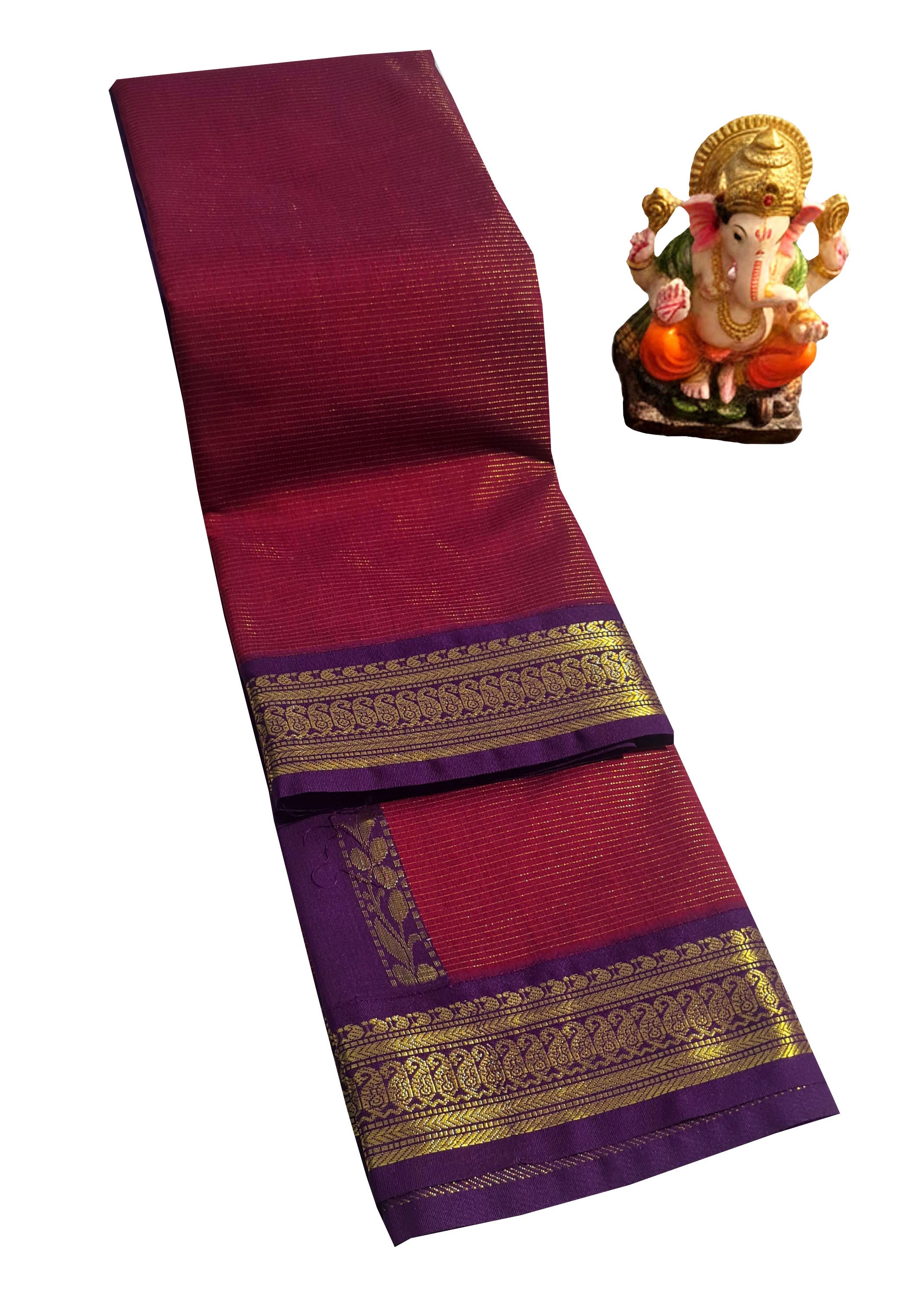 Kanchipuram Agarlic Cotton Sarees