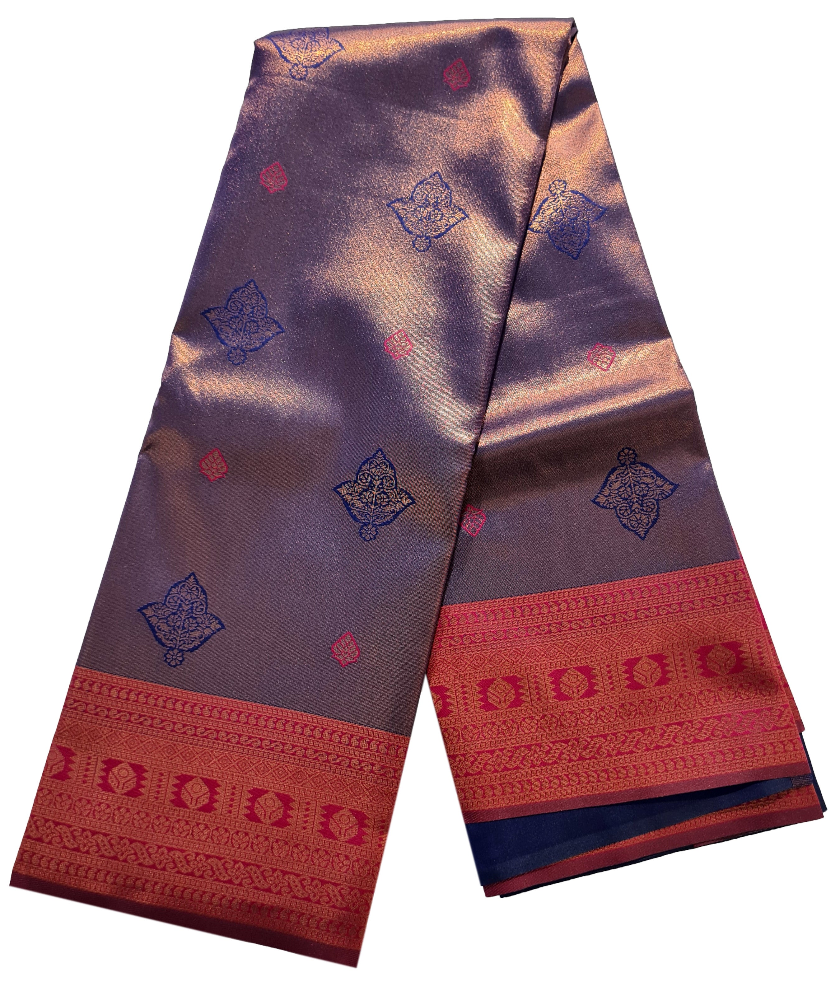 Antique Zari Butta Silk Saree