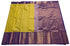 Kanchi Vegan Silk Saree With Contrast Blouse and Rich Jari Pallu