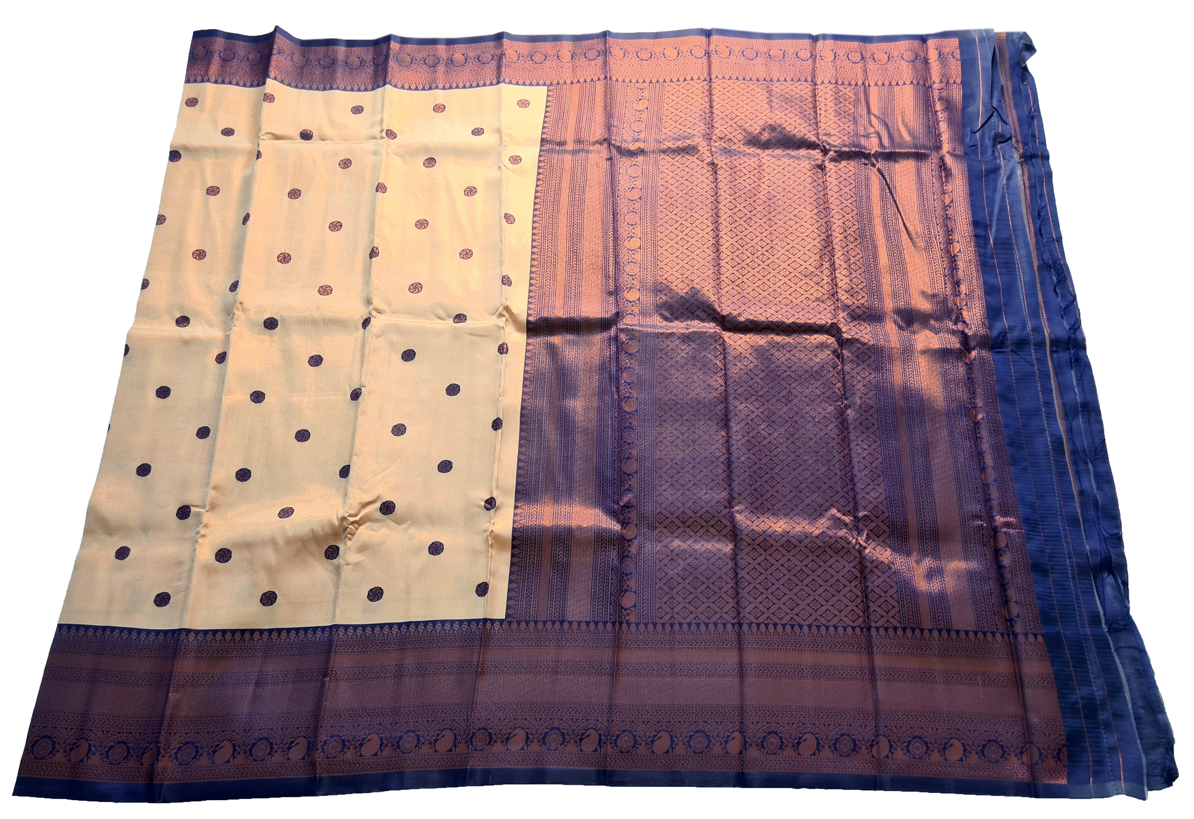 Antique Zari Butta Silk Saree
