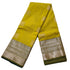 Kanchi Vegan Silk Saree With Contrast Blouse and Rich Jari Pallu
