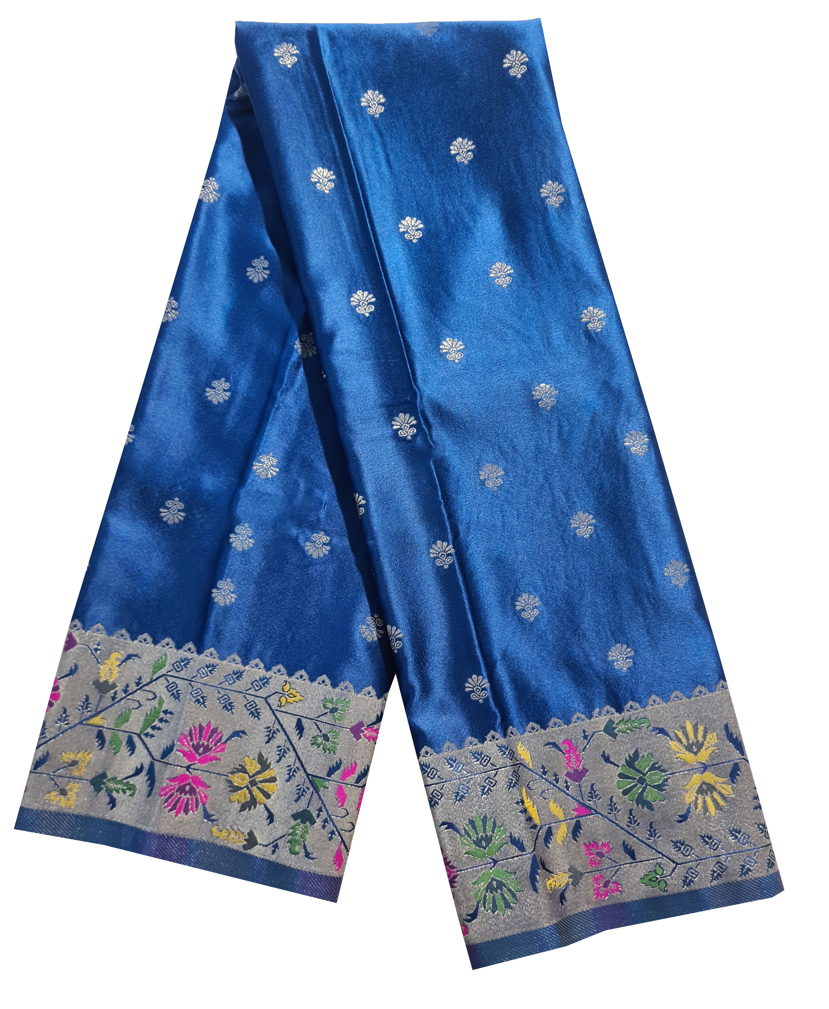 Bengaluru Crape Antic Silk Meena Sarees