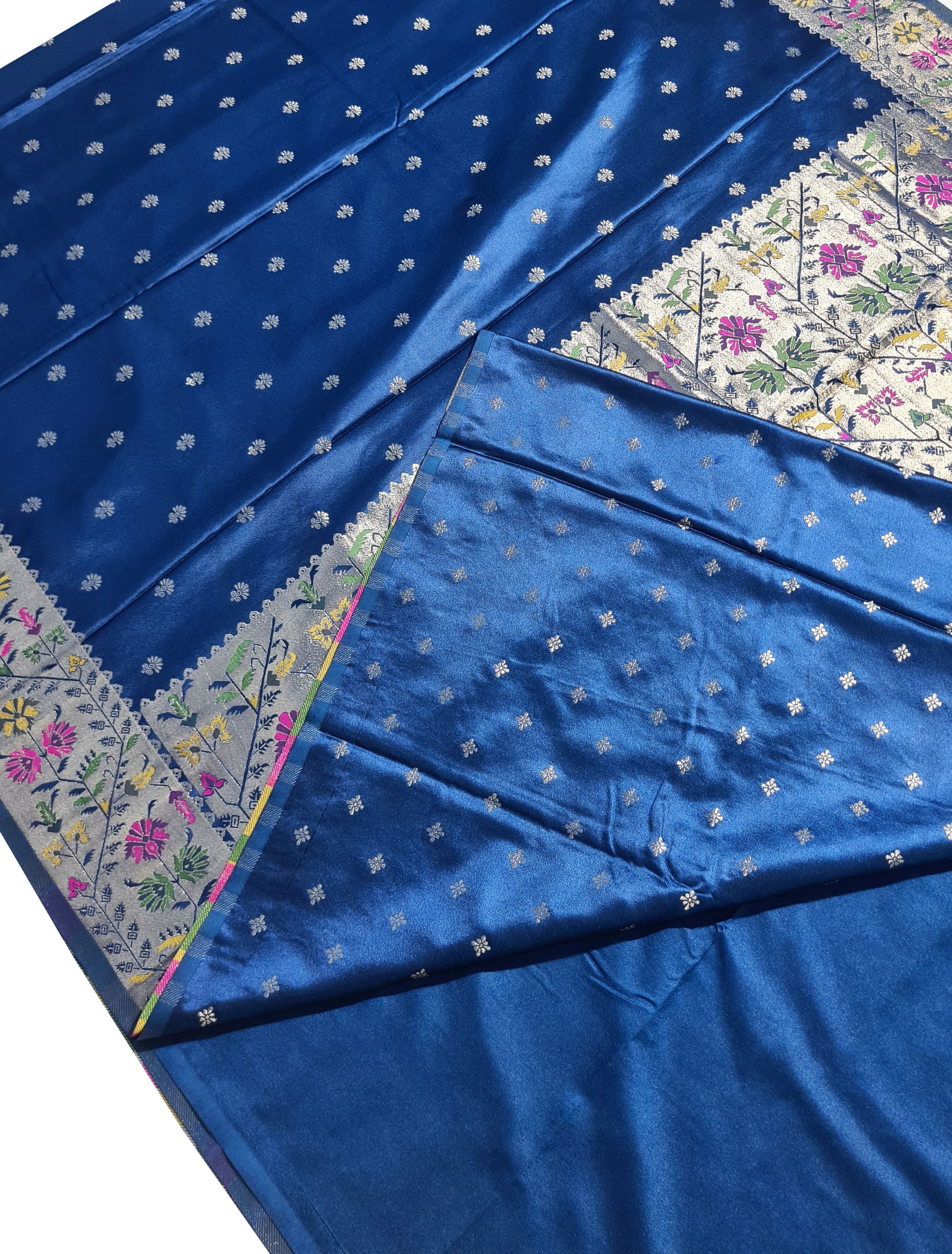 Bengaluru Crape Antic Silk Meena Sarees