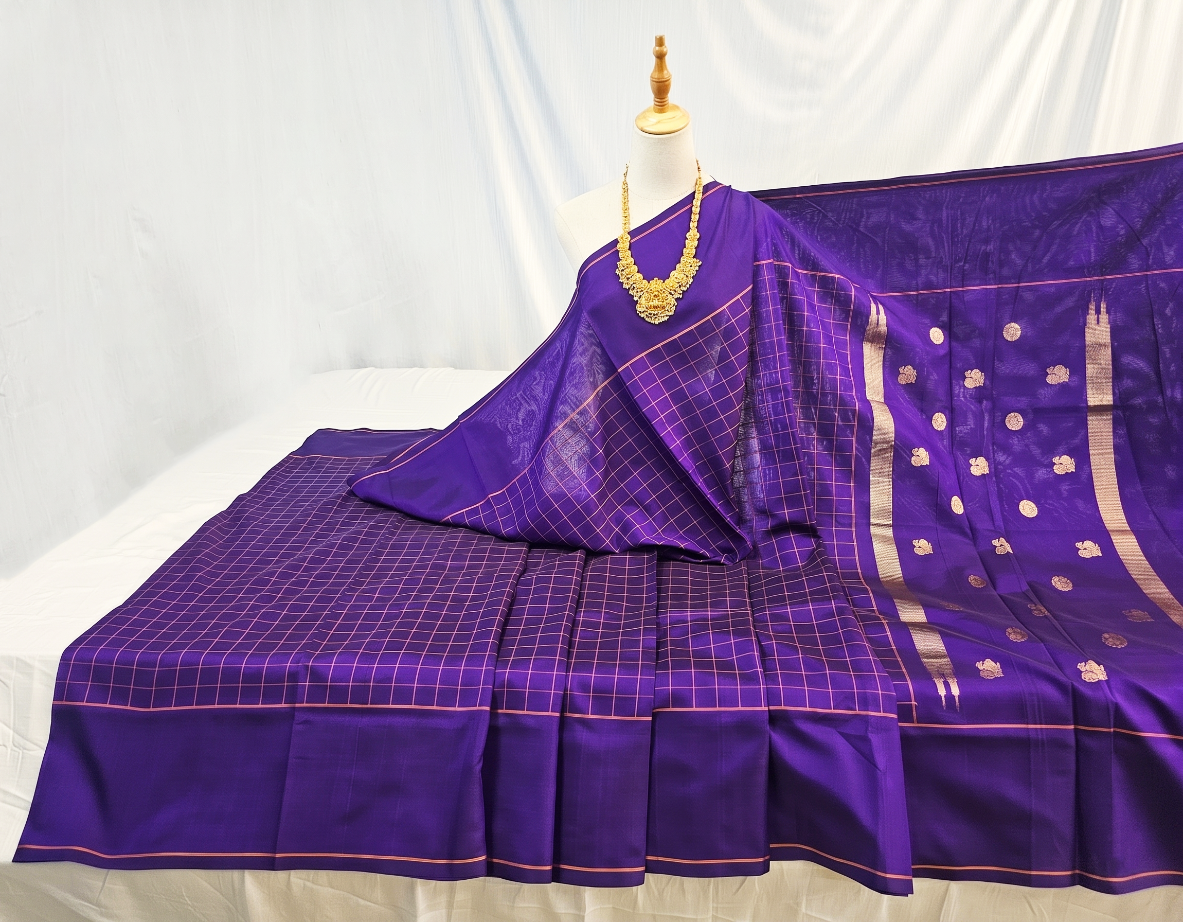Kanchipuram Pure Silk Cotton Saree