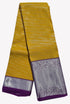 Kanchi Vegan Silk Saree With Contrast Blouse and Rich Jari Pallu