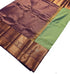 Kanchi Vegan Silk Saree With Contrast Blouse and Rich Jari Pallu