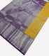 Kanchi Vegan Silk Saree With Contrast Blouse and Rich Jari Pallu