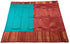Kanchi Vegan Silk Saree With Contrast Blouse and Rich Jari Pallu