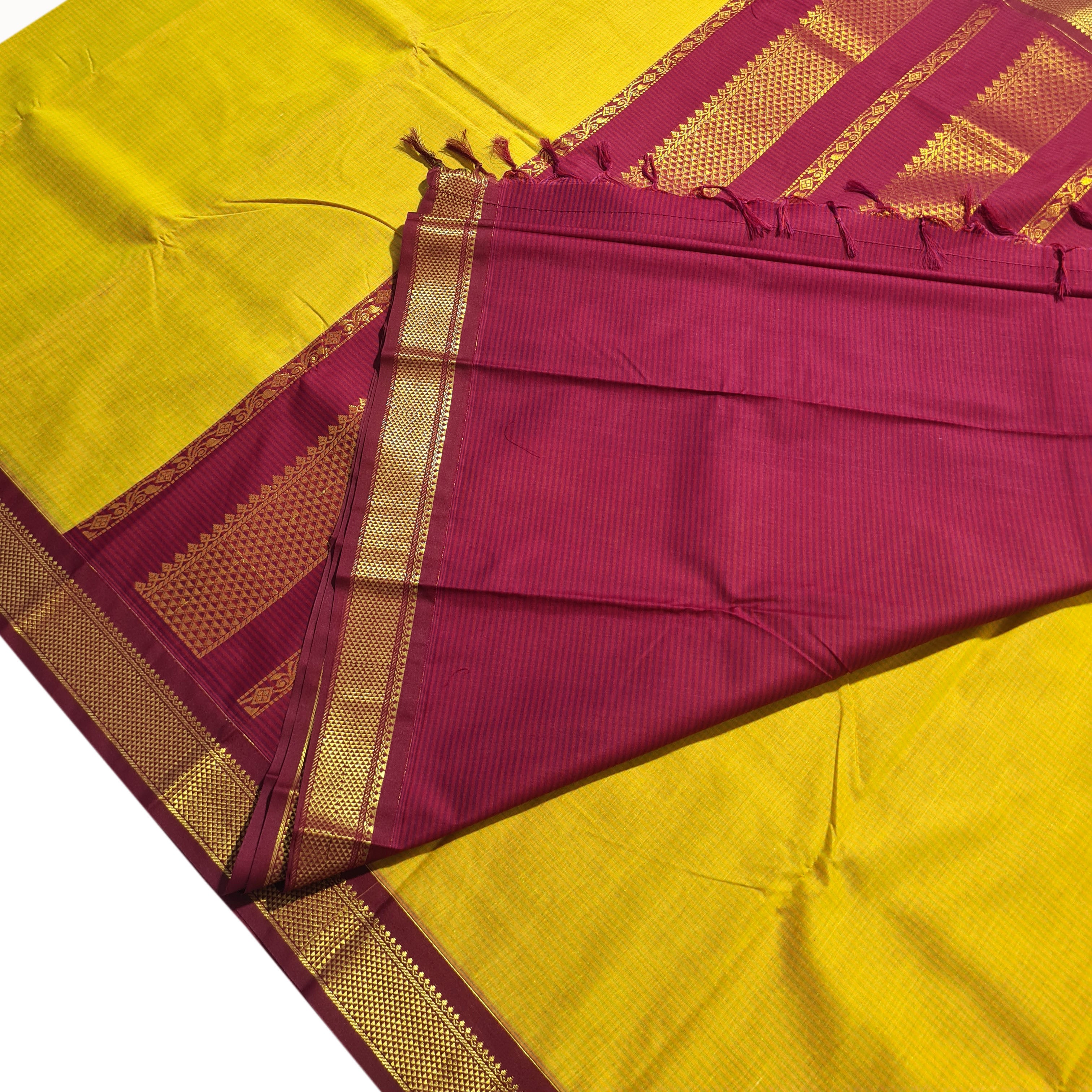 Vairaoosi Agarlic Cotton Silk Sarees