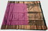 Kanchi Vegan Silk Saree With Contrast Blouse and Rich Jari Pallu