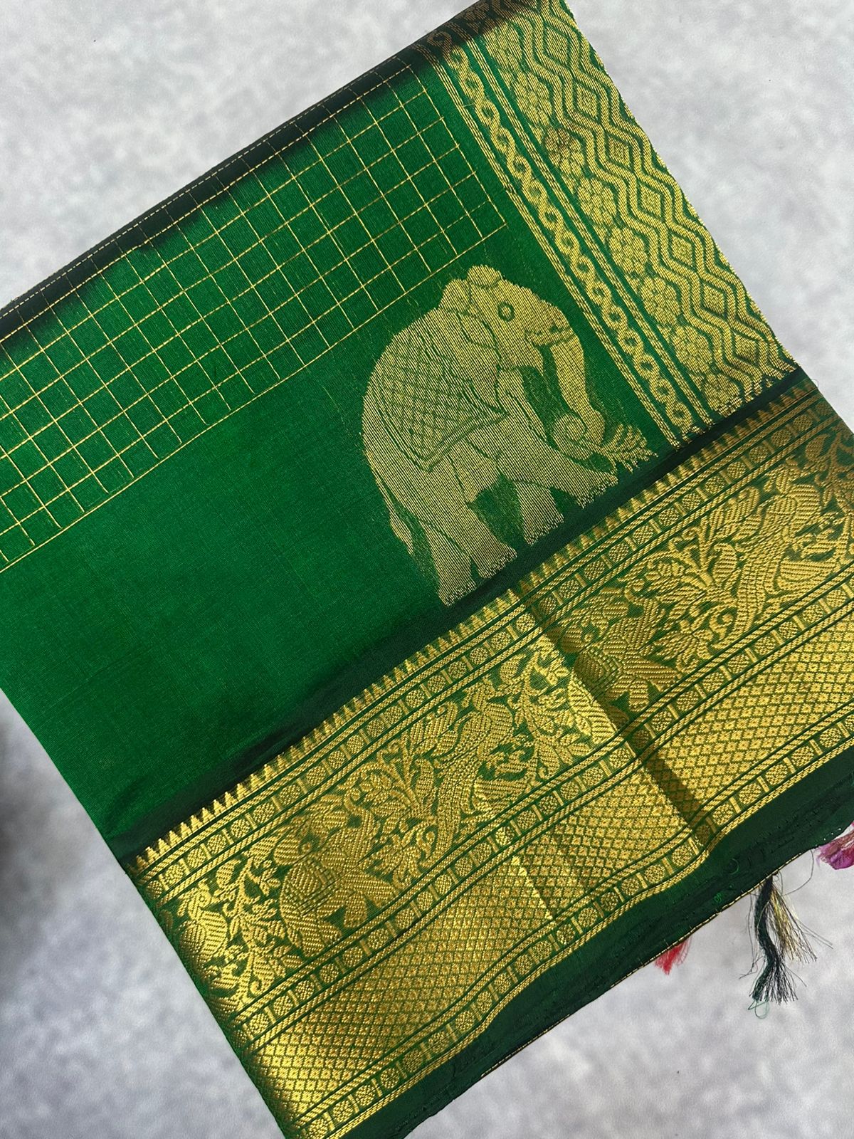 Kanchipuram Pure Silk Cotton Saree