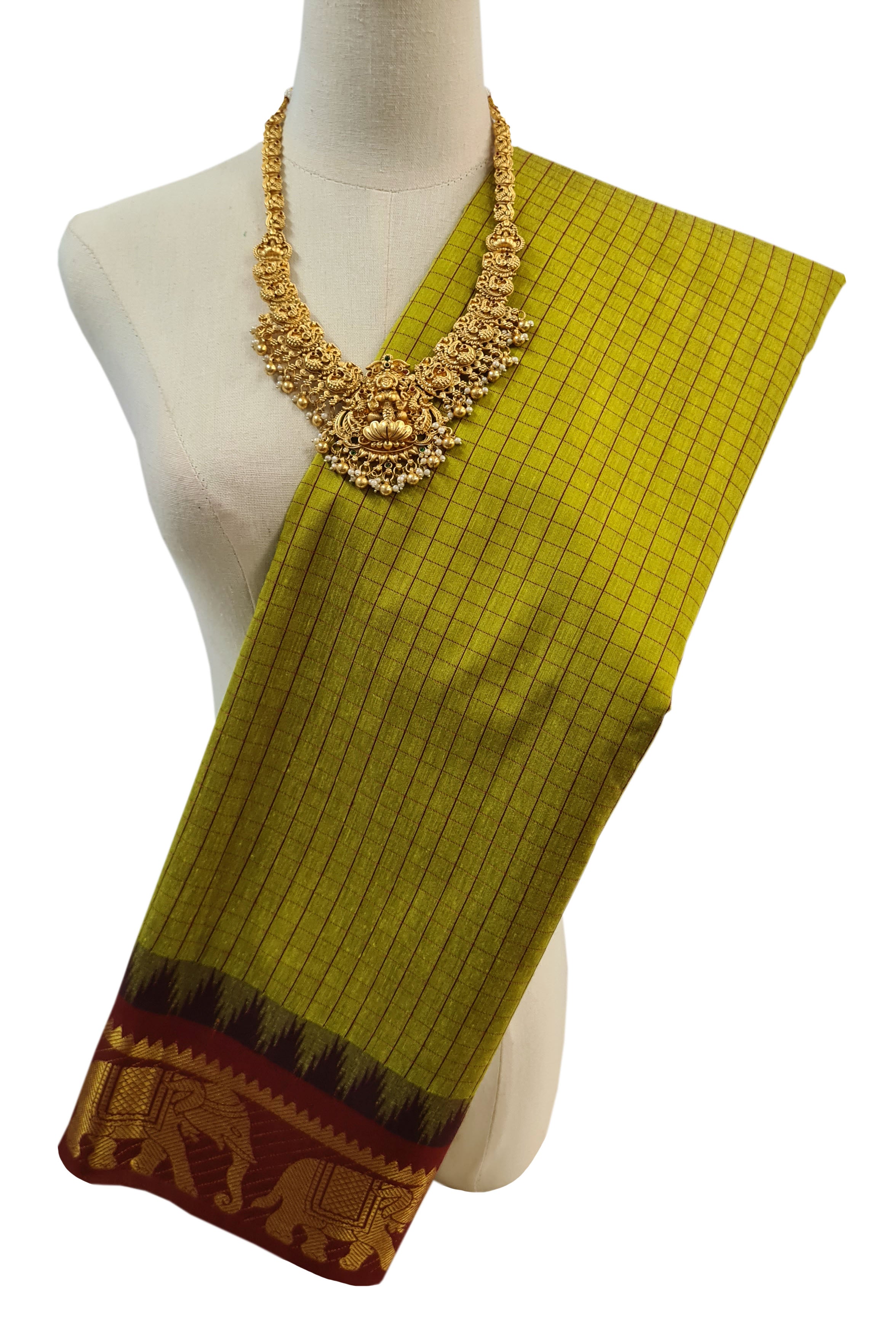 Vairaoosi Agarlic Cotton Silk Sarees