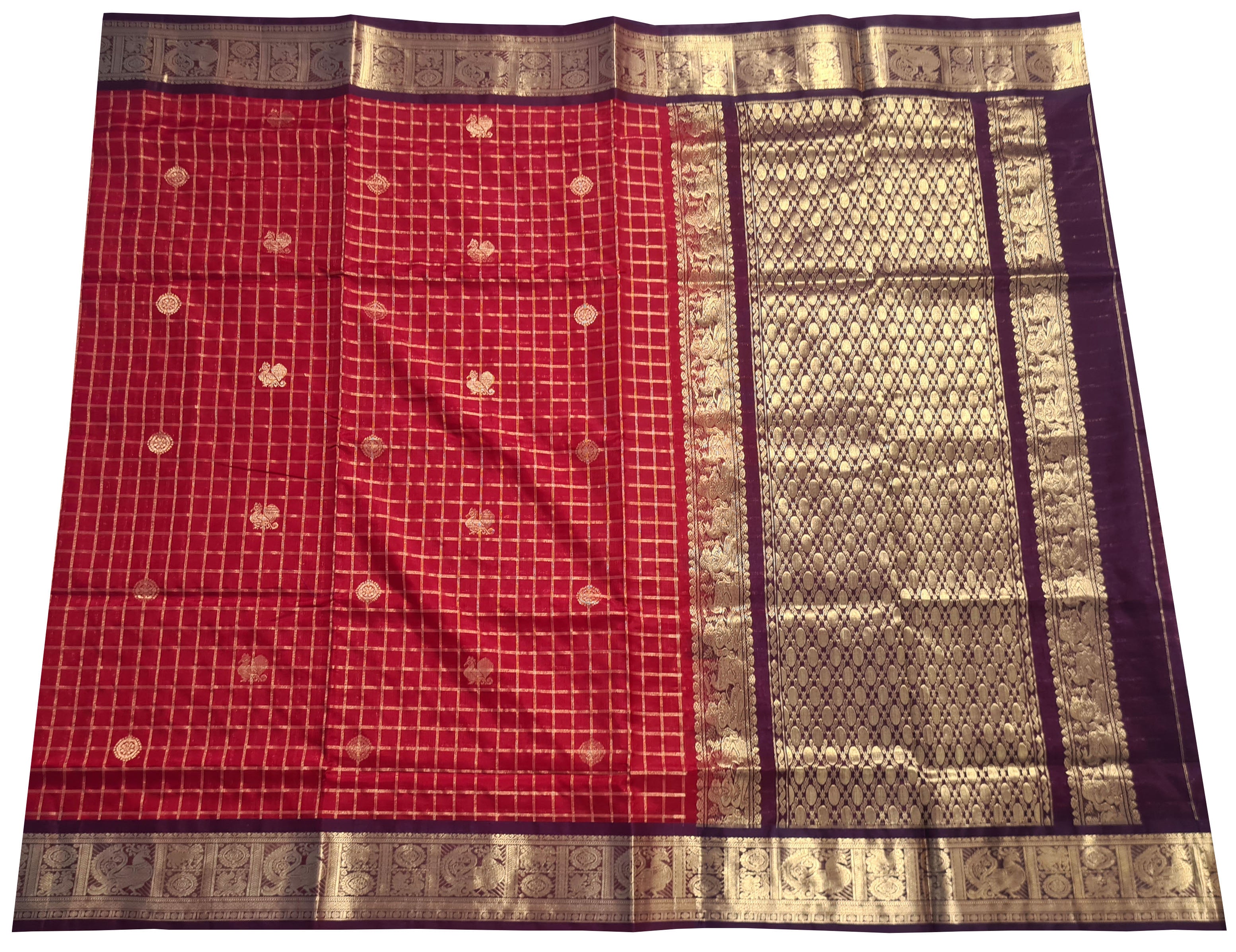 Kanchipuram Pure Silk Cotton Saree