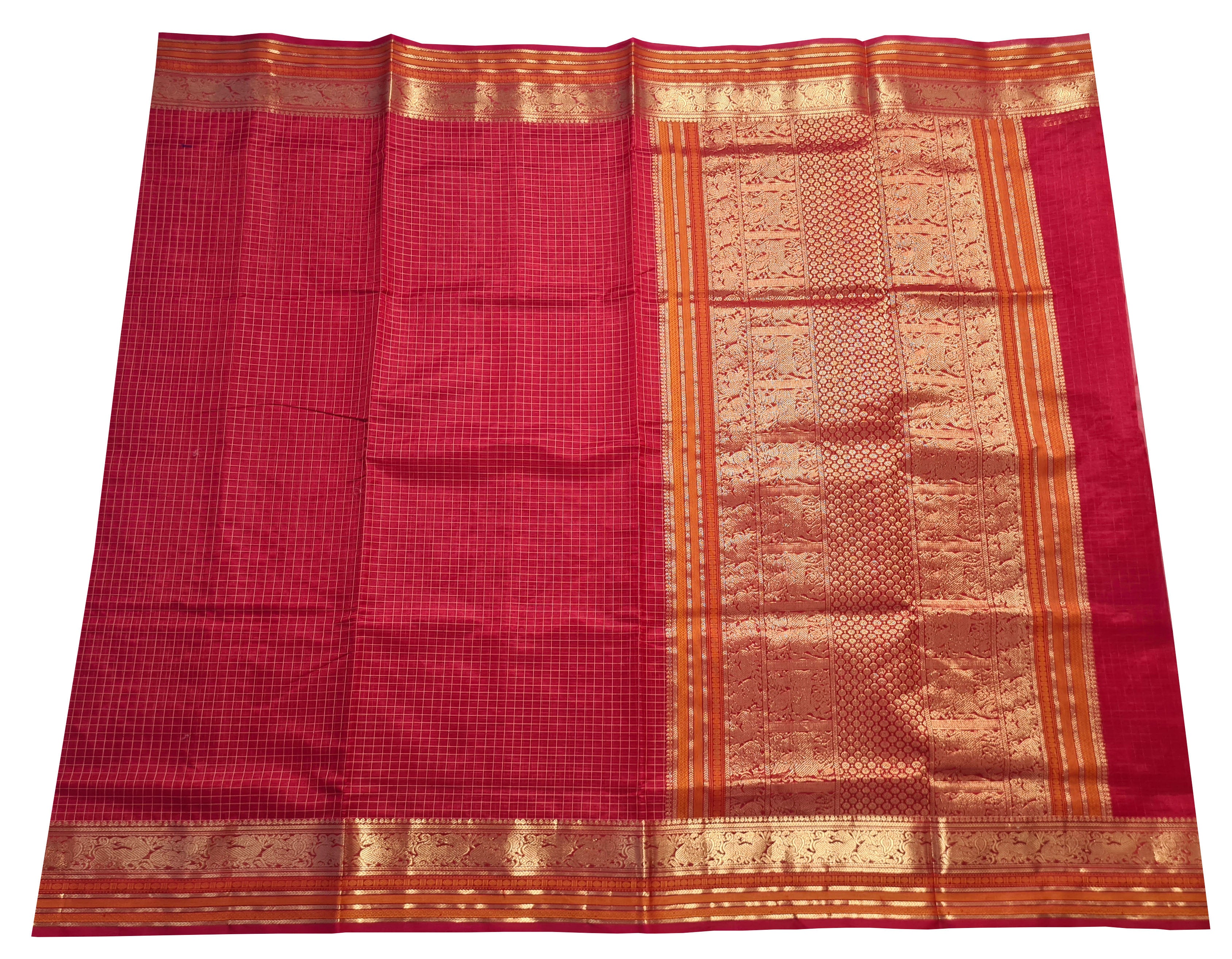 Kanchipuram Pure Silk Cotton Saree