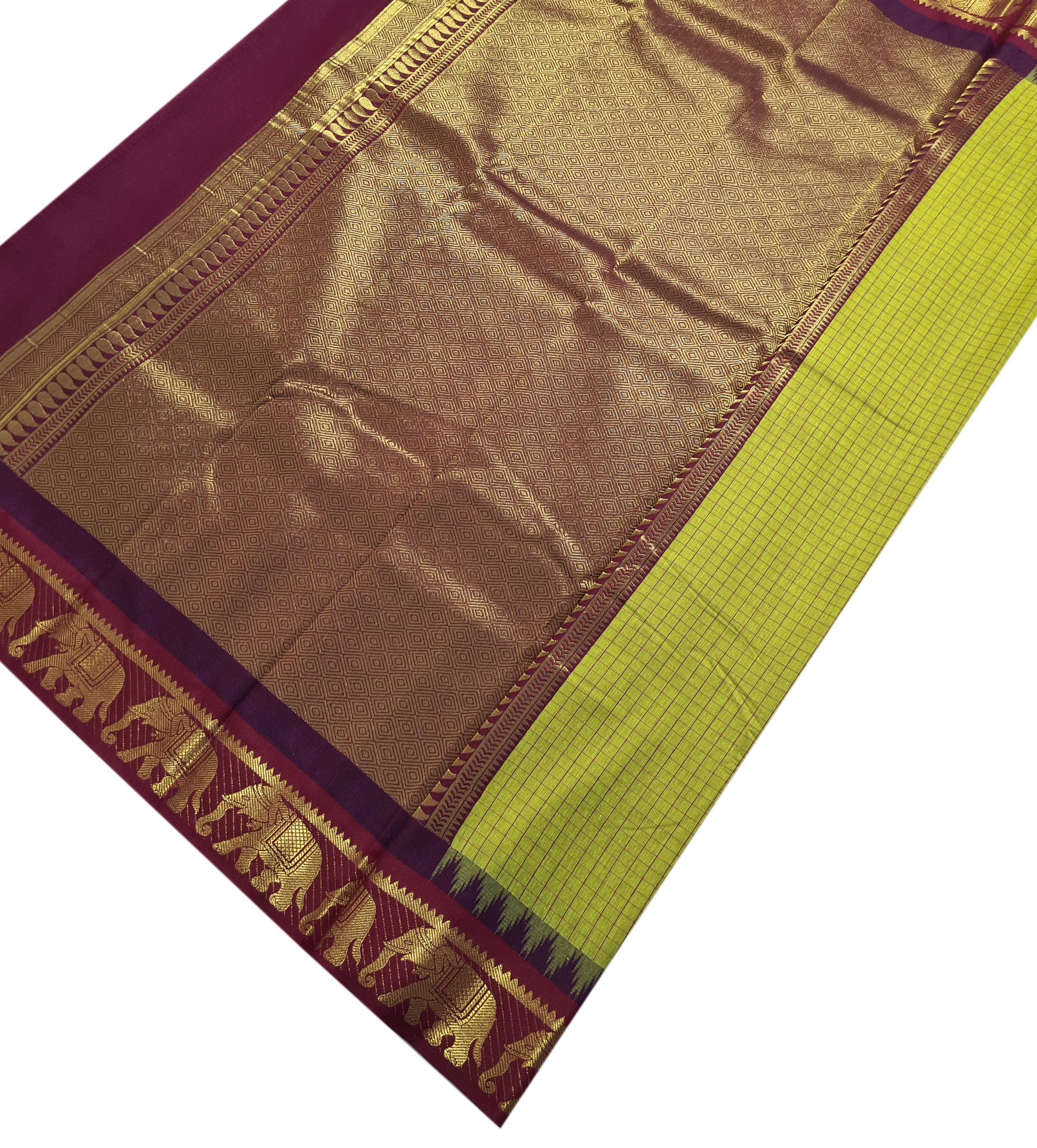 Vairaoosi Agarlic Cotton Silk Sarees