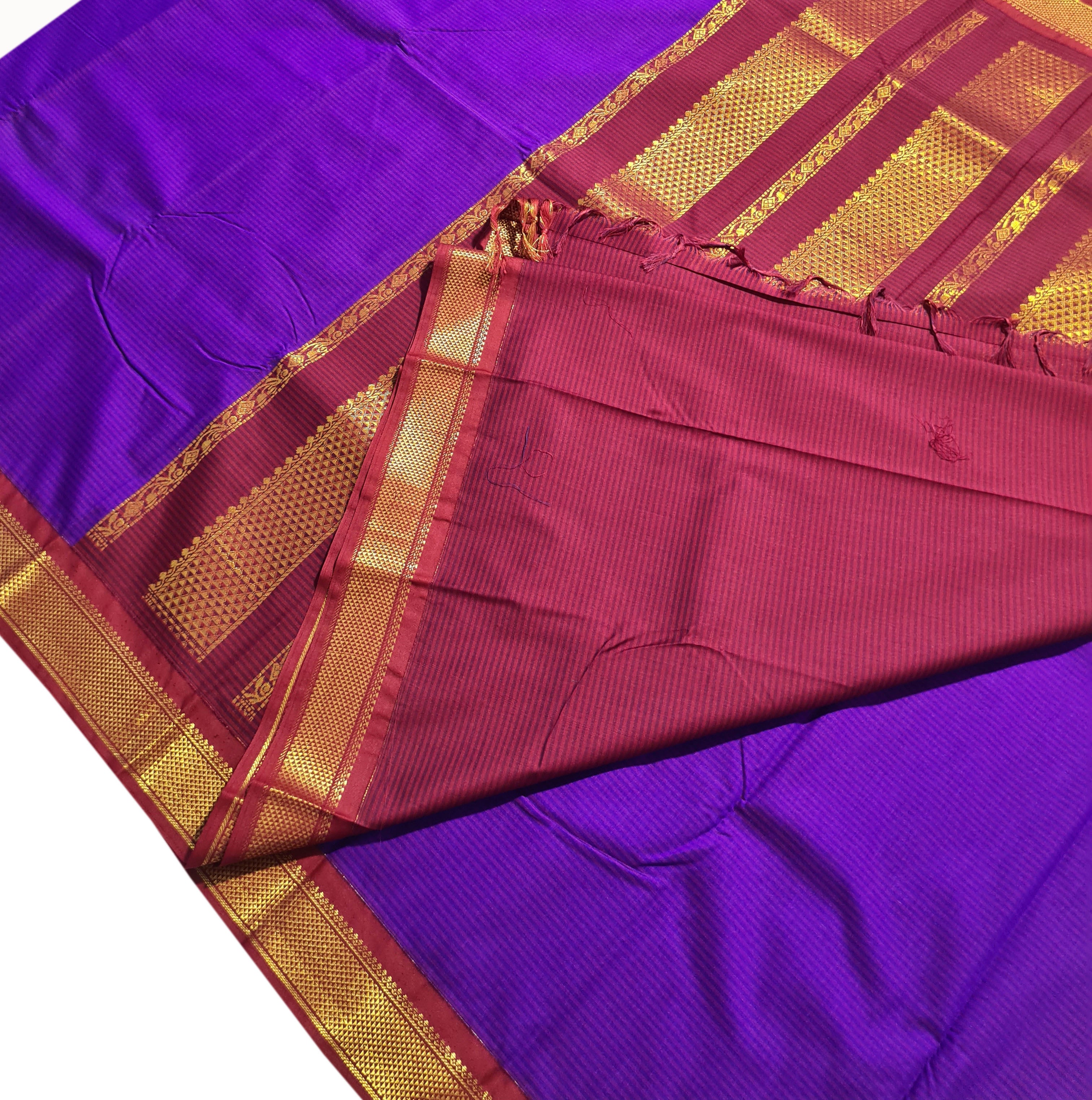 Vairaoosi Agarlic Cotton Silk Sarees