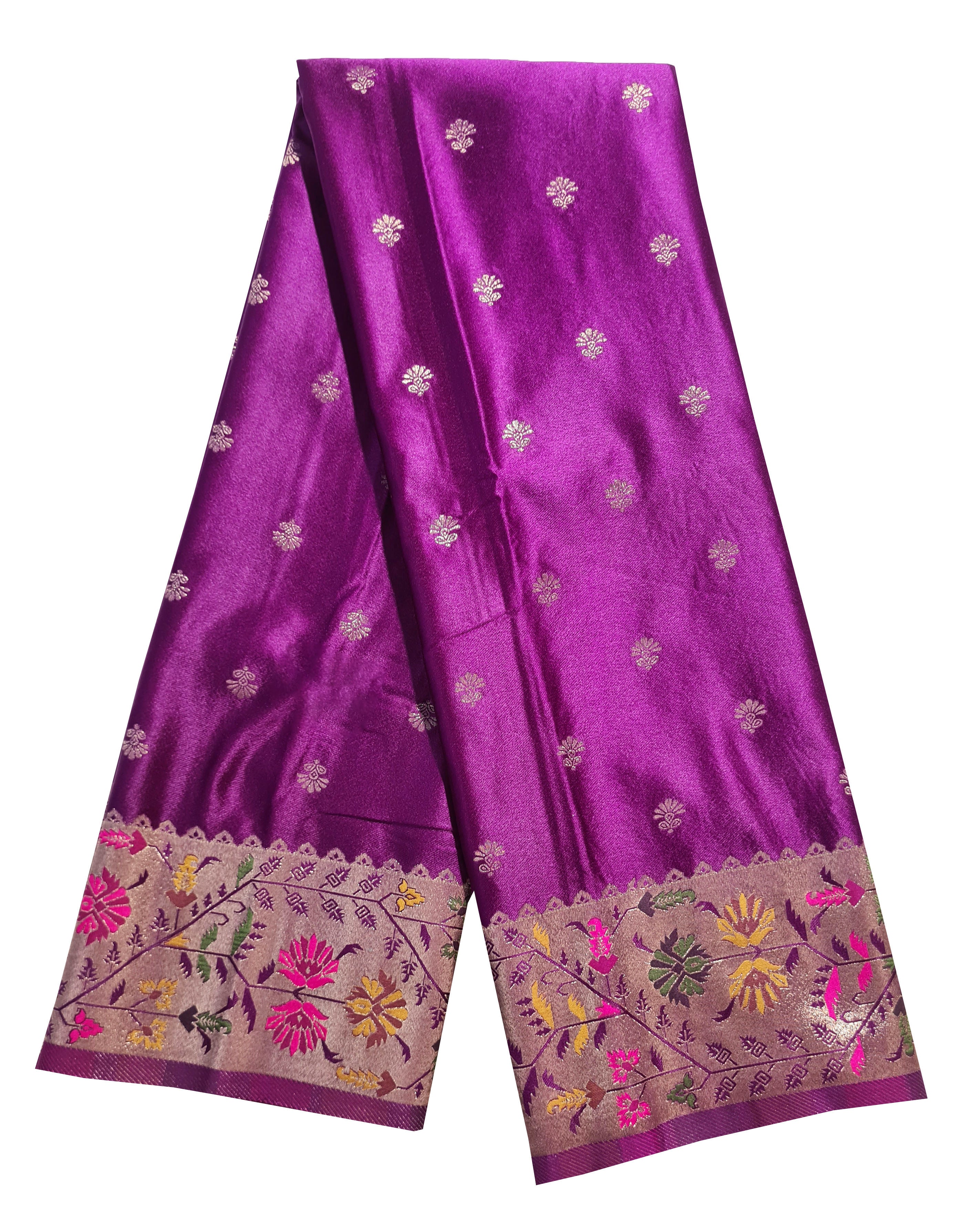 Bengaluru Crape Antic Silk Meena Sarees