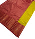 Kanchi Vegan Silk Saree With Contrast Blouse and Rich Jari Pallu