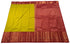 Kanchi Vegan Silk Saree With Contrast Blouse and Rich Jari Pallu