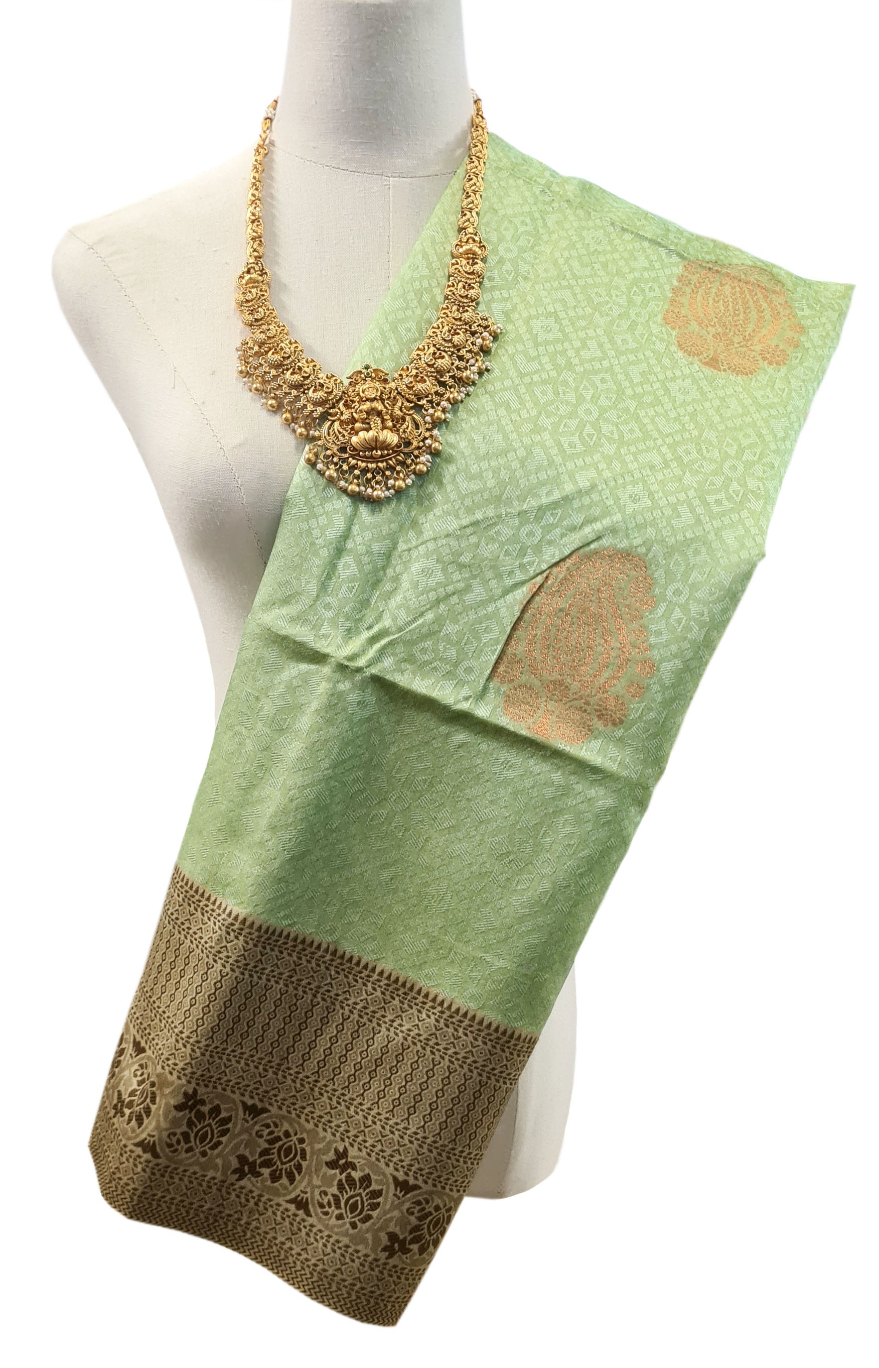 Semi Tussar  Antic Design Sarees