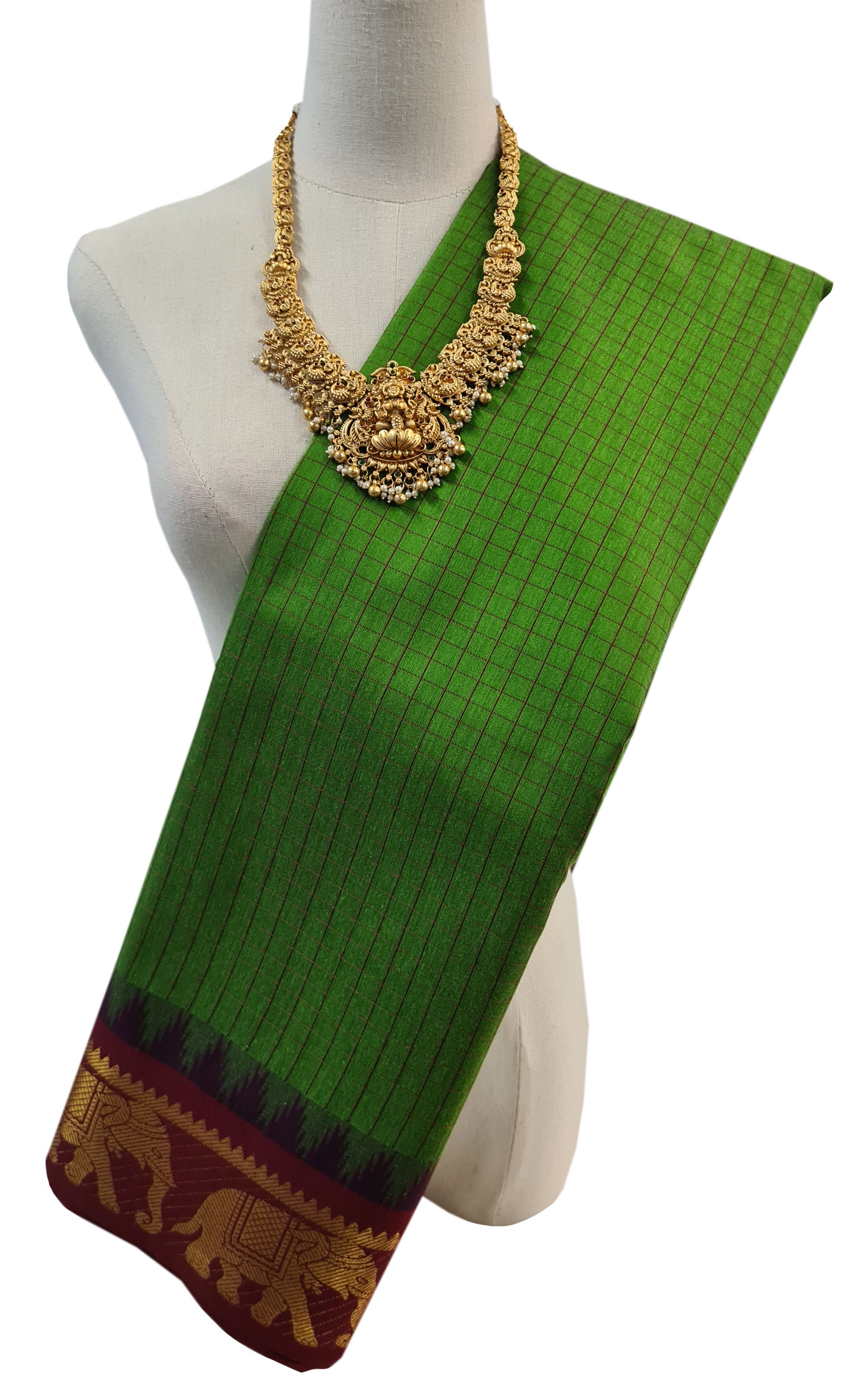 Vairaoosi Agarlic Cotton Silk Sarees