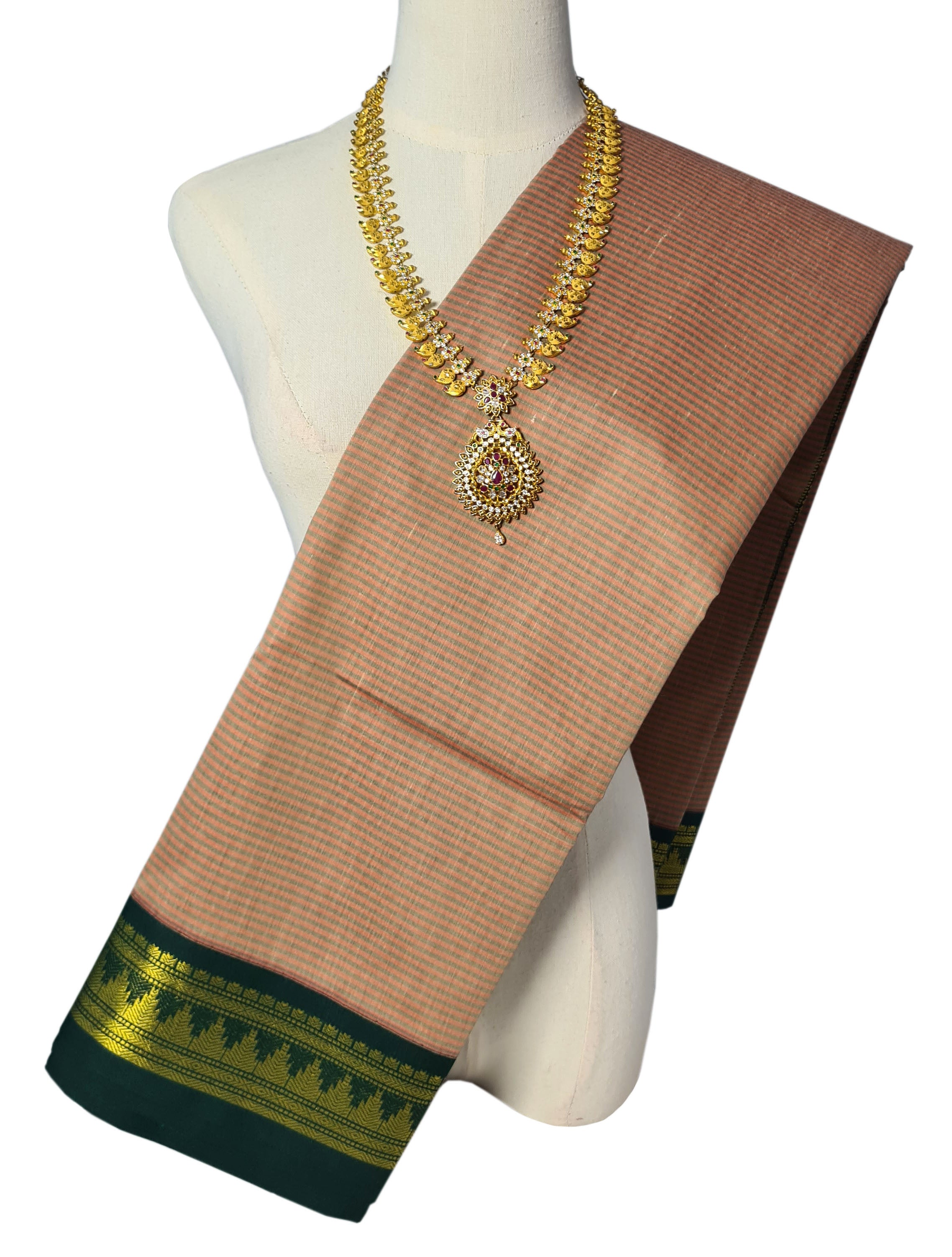 Vairaoosi Agarlic Cotton Silk Sarees