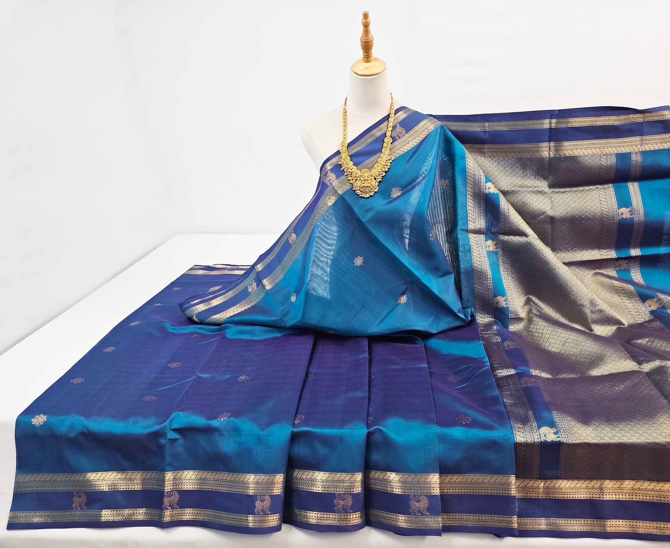 Kanchipuram Pure Silk Cotton Saree