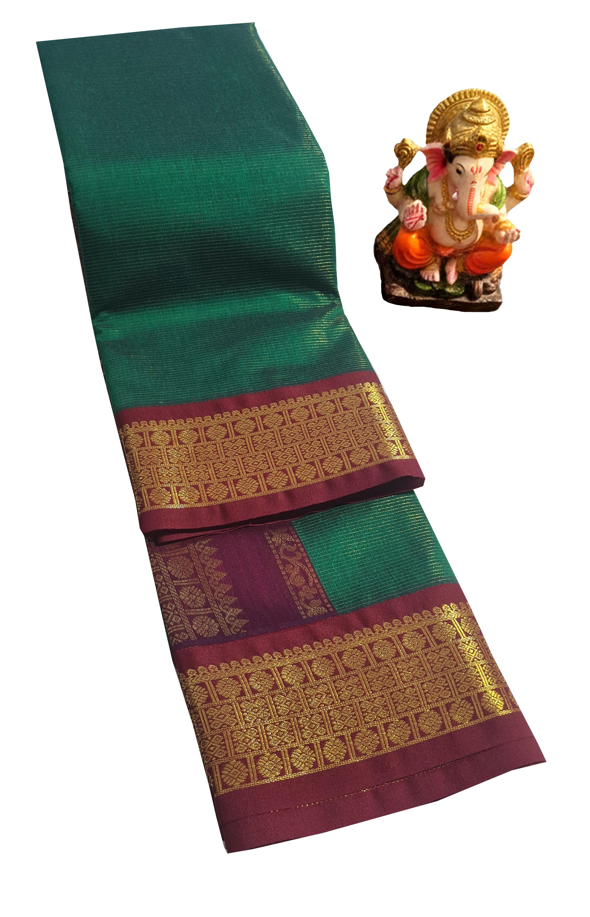 Vairaoosi Kanchipuram Agarlic Cotton Sarees