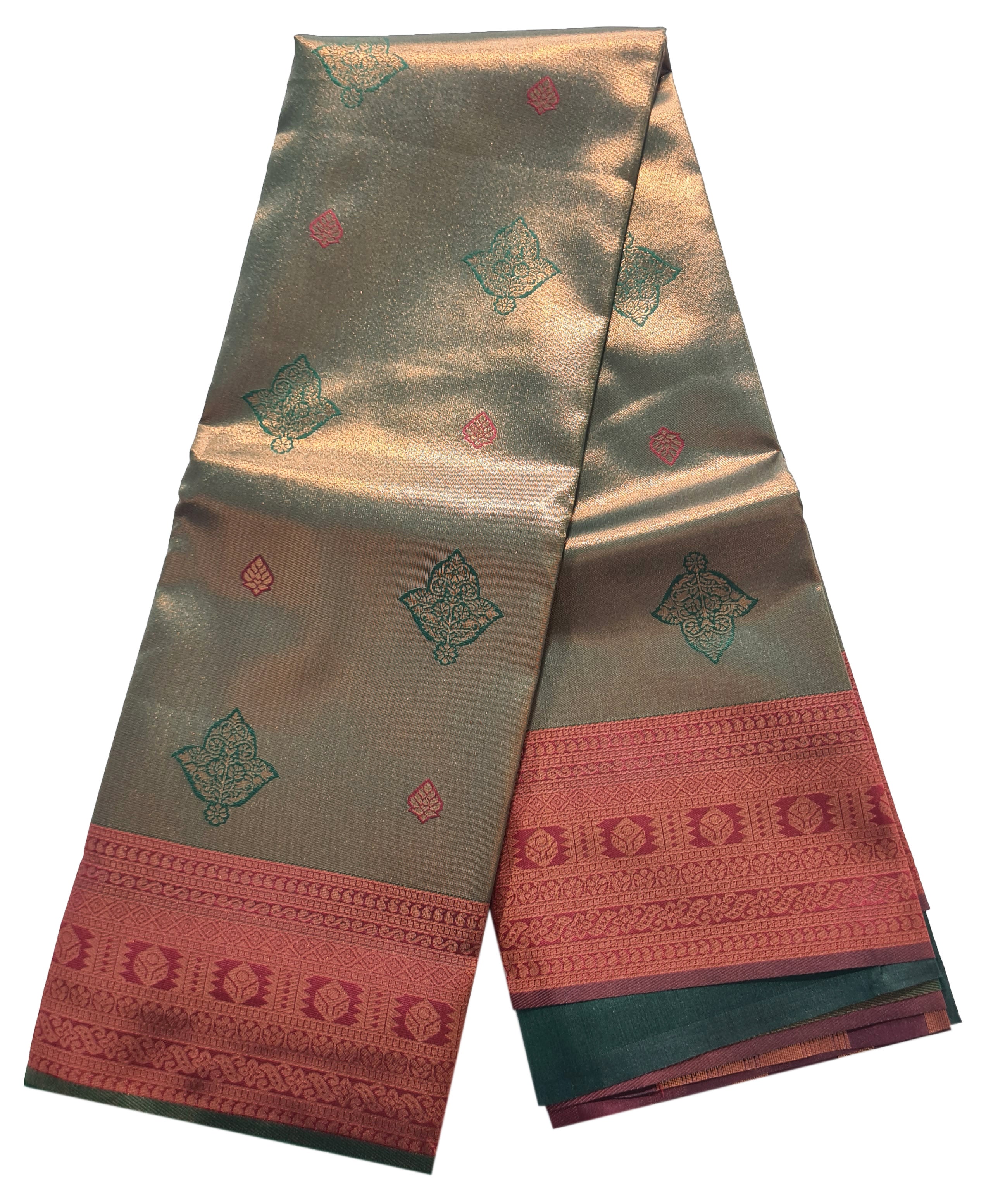 Antique Zari Butta Silk Saree
