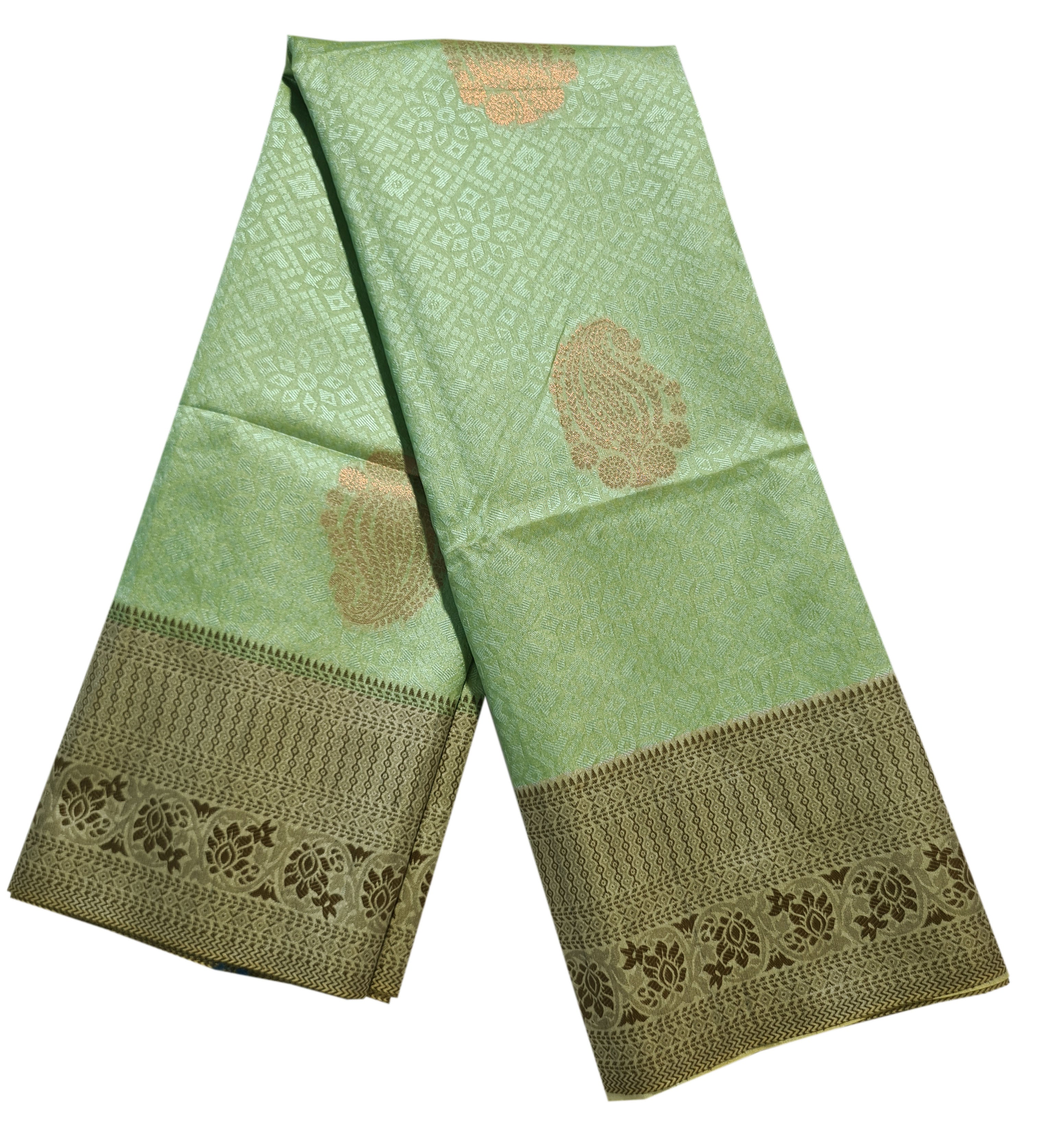 Semi Tussar  Antic Design Sarees
