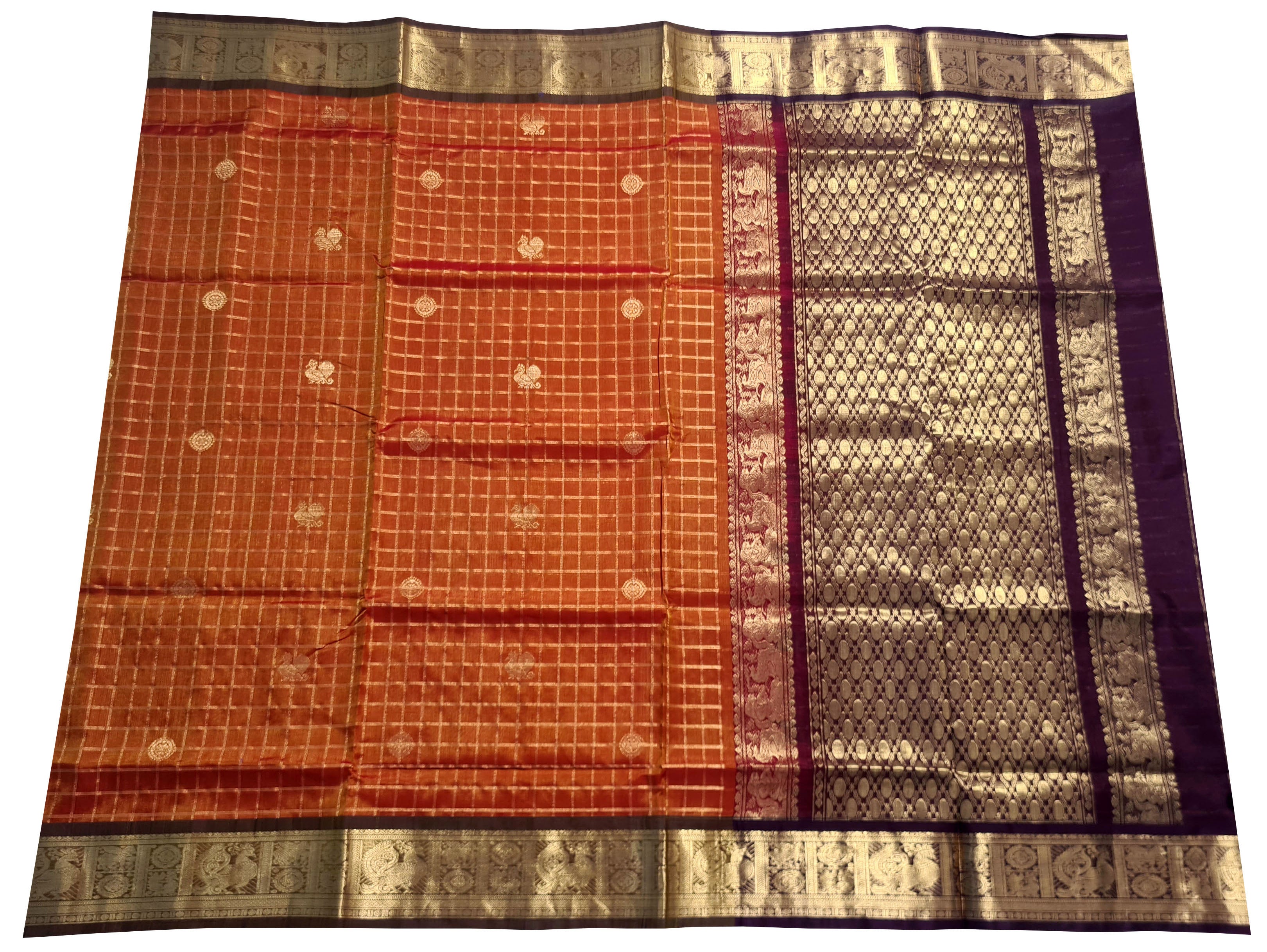 Kanchipuram Pure Silk Cotton Saree