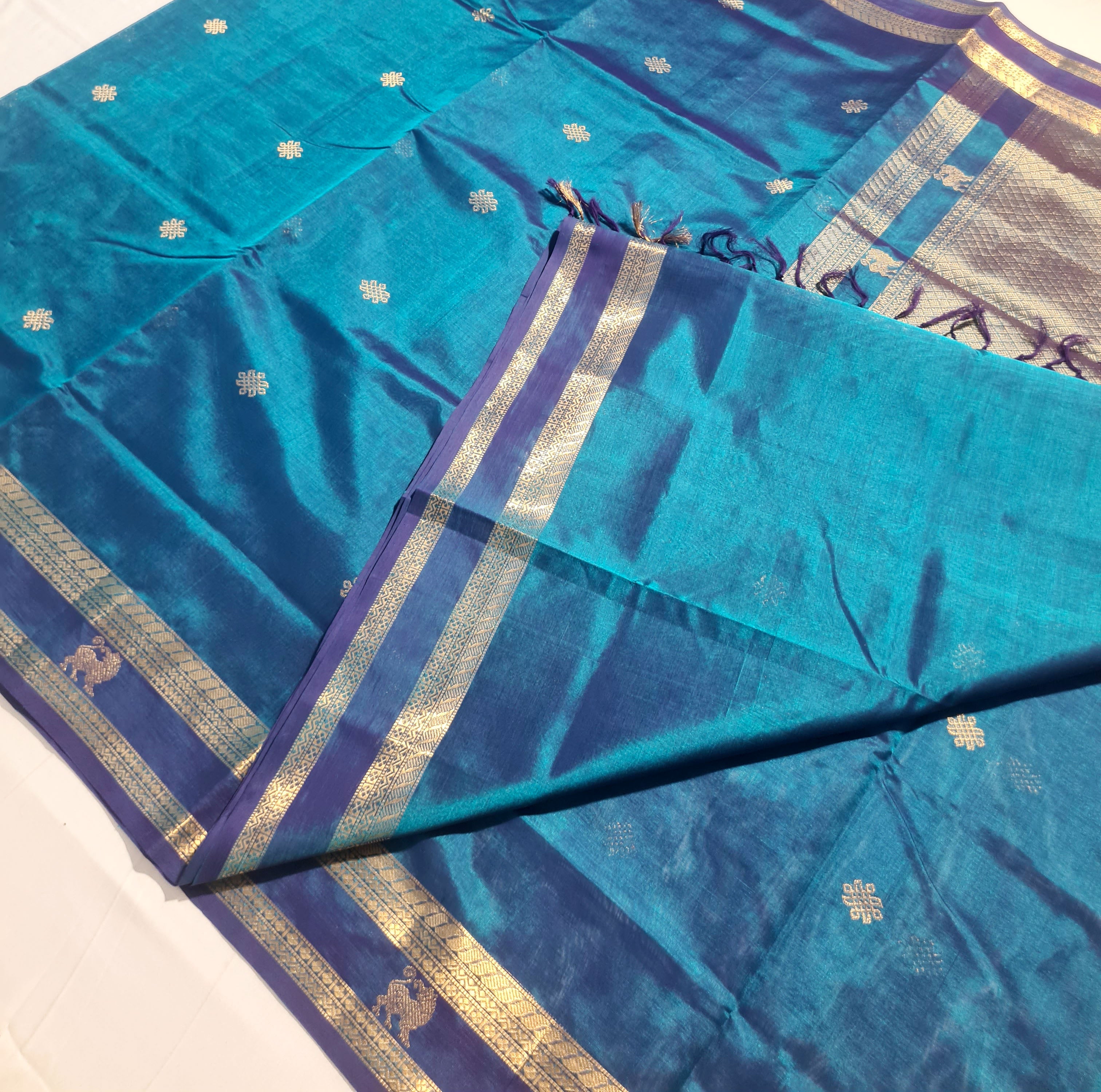 Kanchipuram Pure Silk Cotton Saree