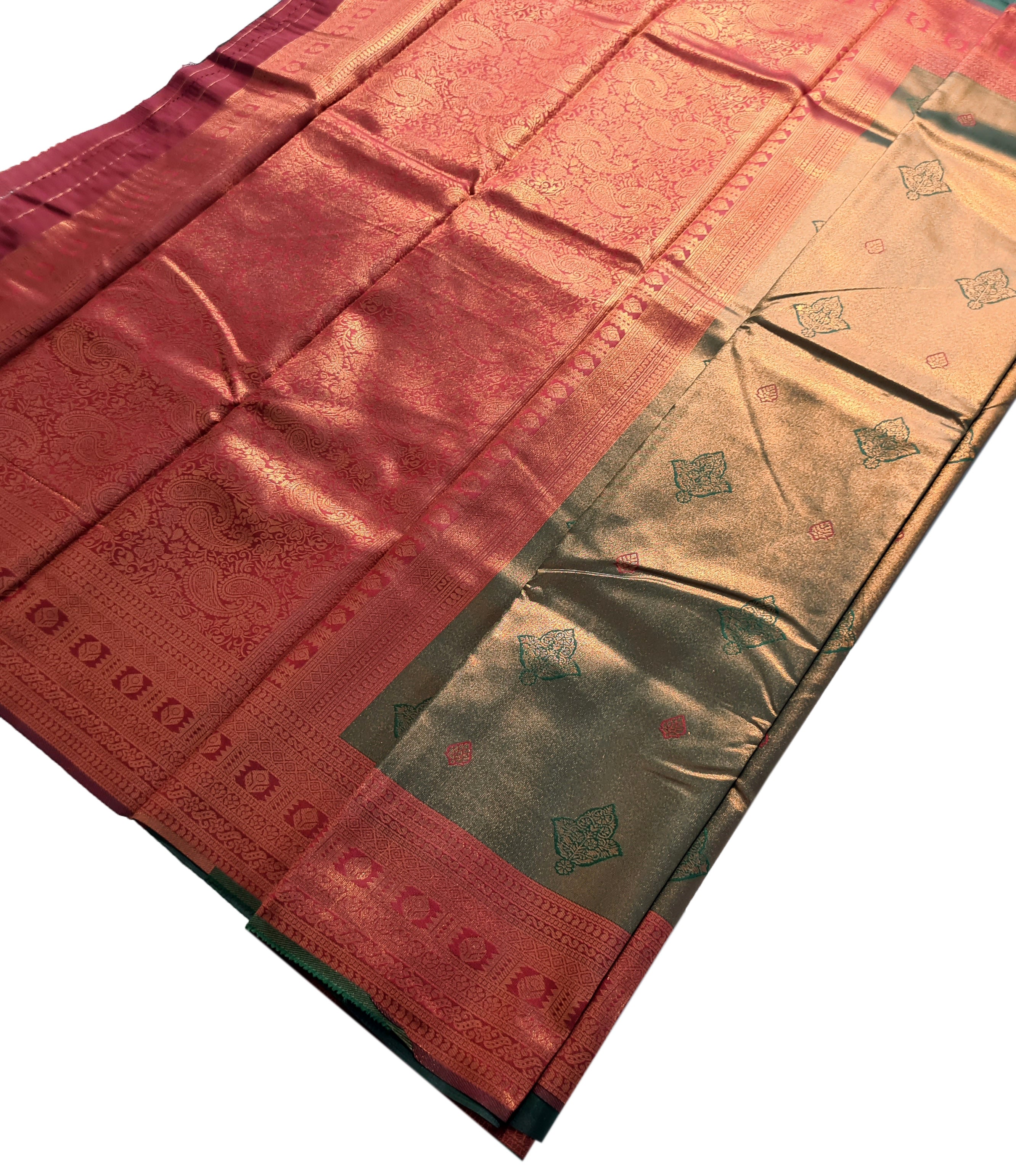 Antique Zari Butta Silk Saree