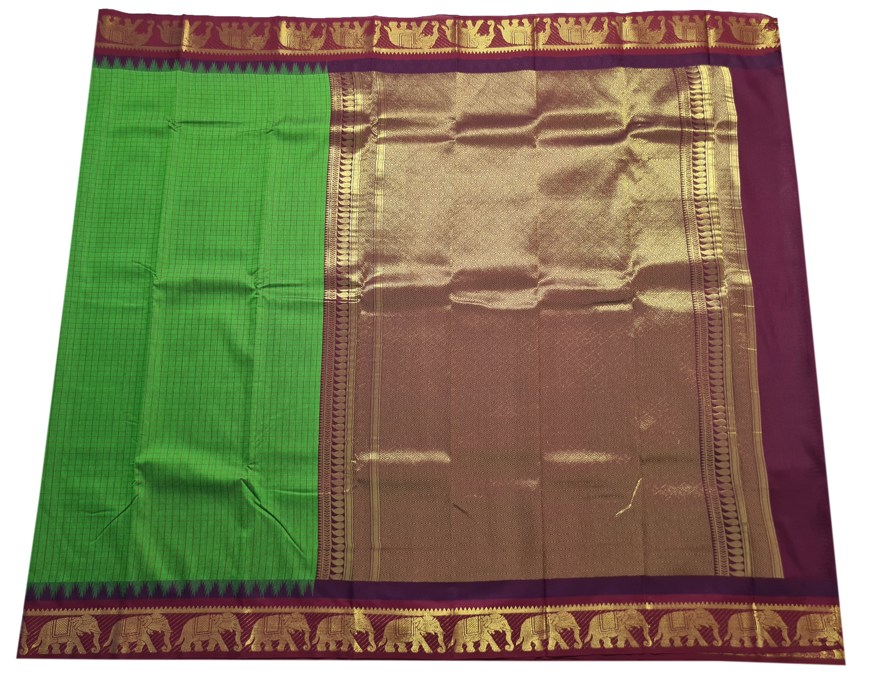 Vairaoosi Agarlic Cotton Silk Sarees