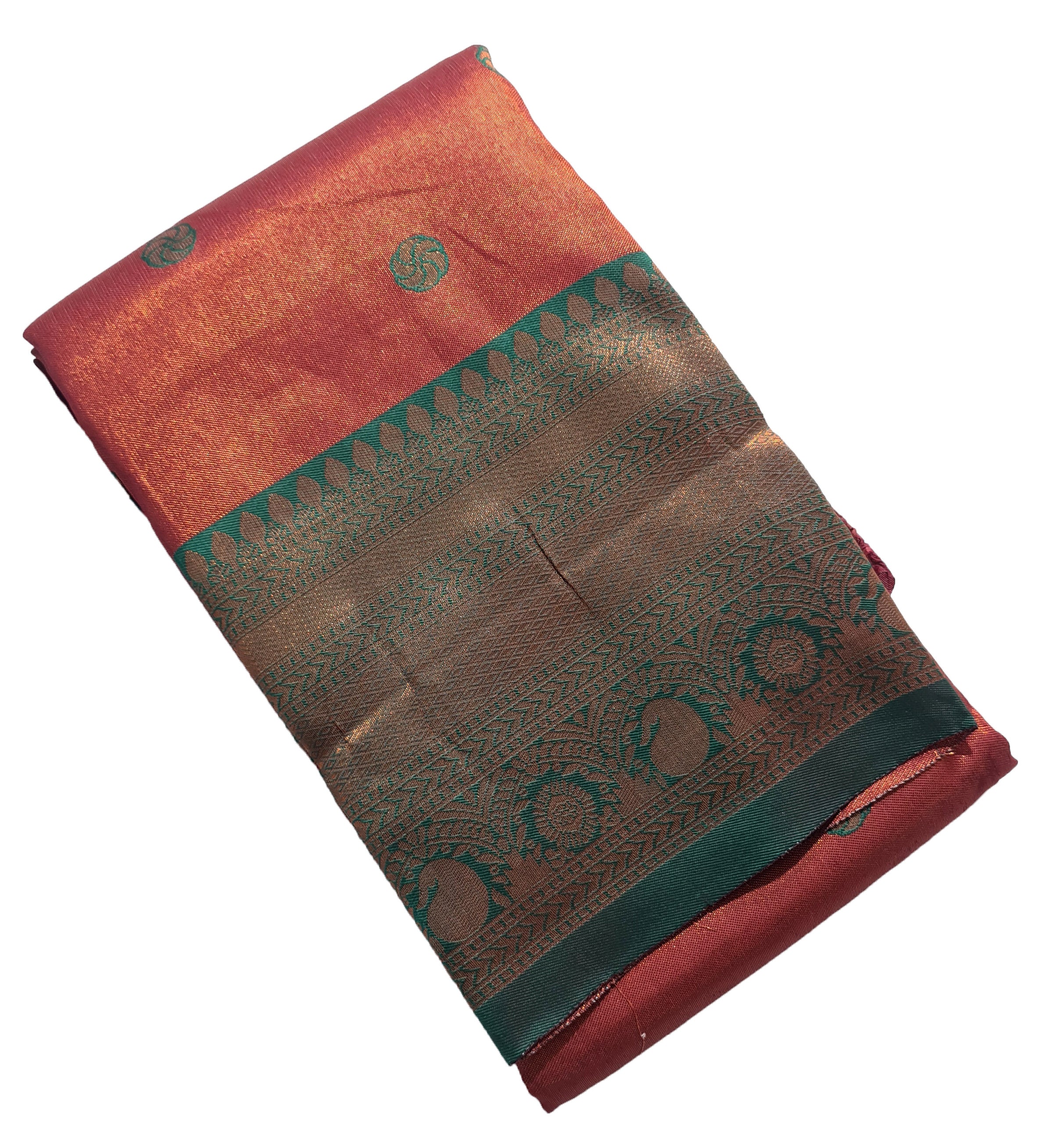 Antique Zari Butta Silk Saree