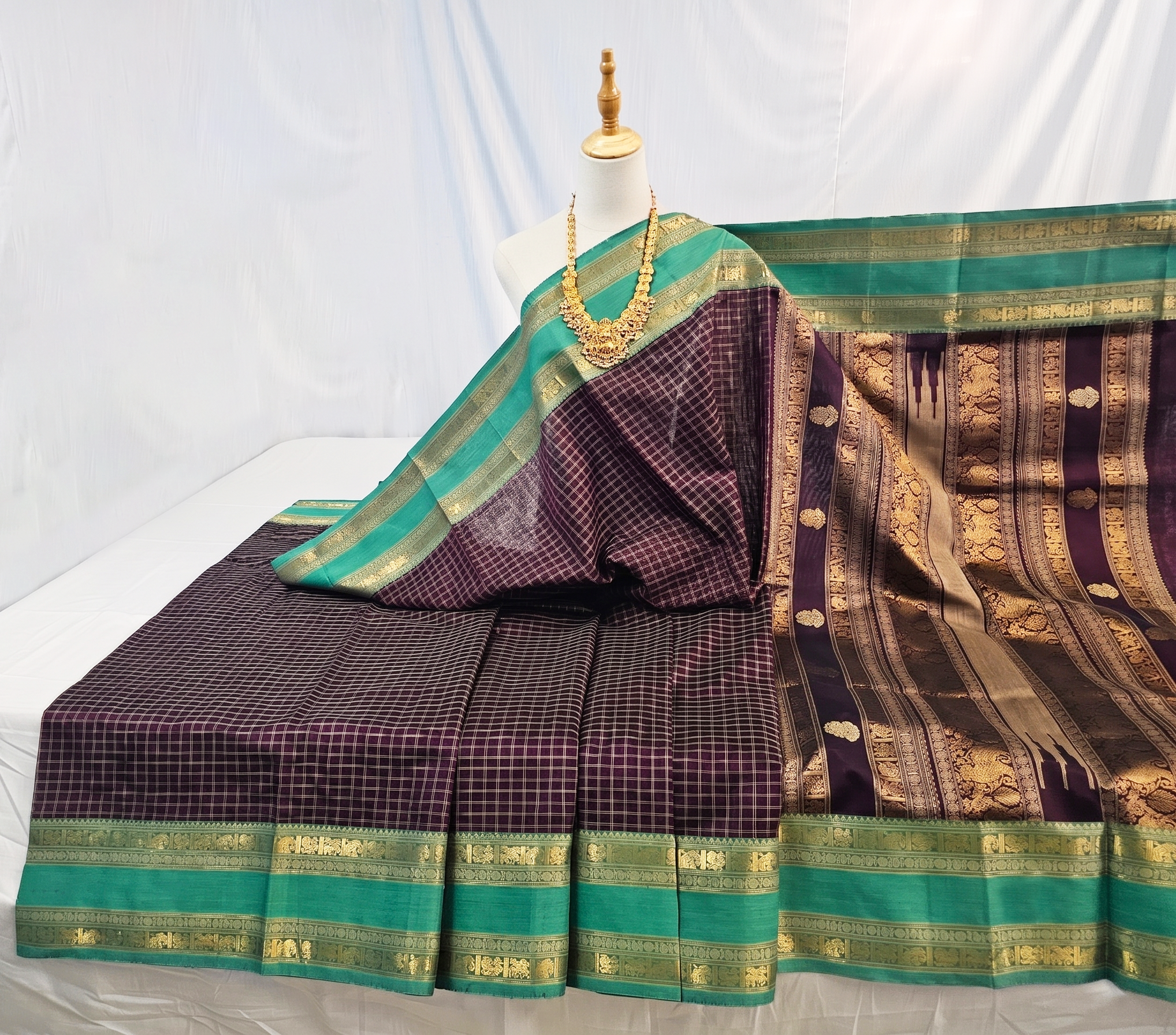 Kanchipuram Pure Silk Cotton Saree