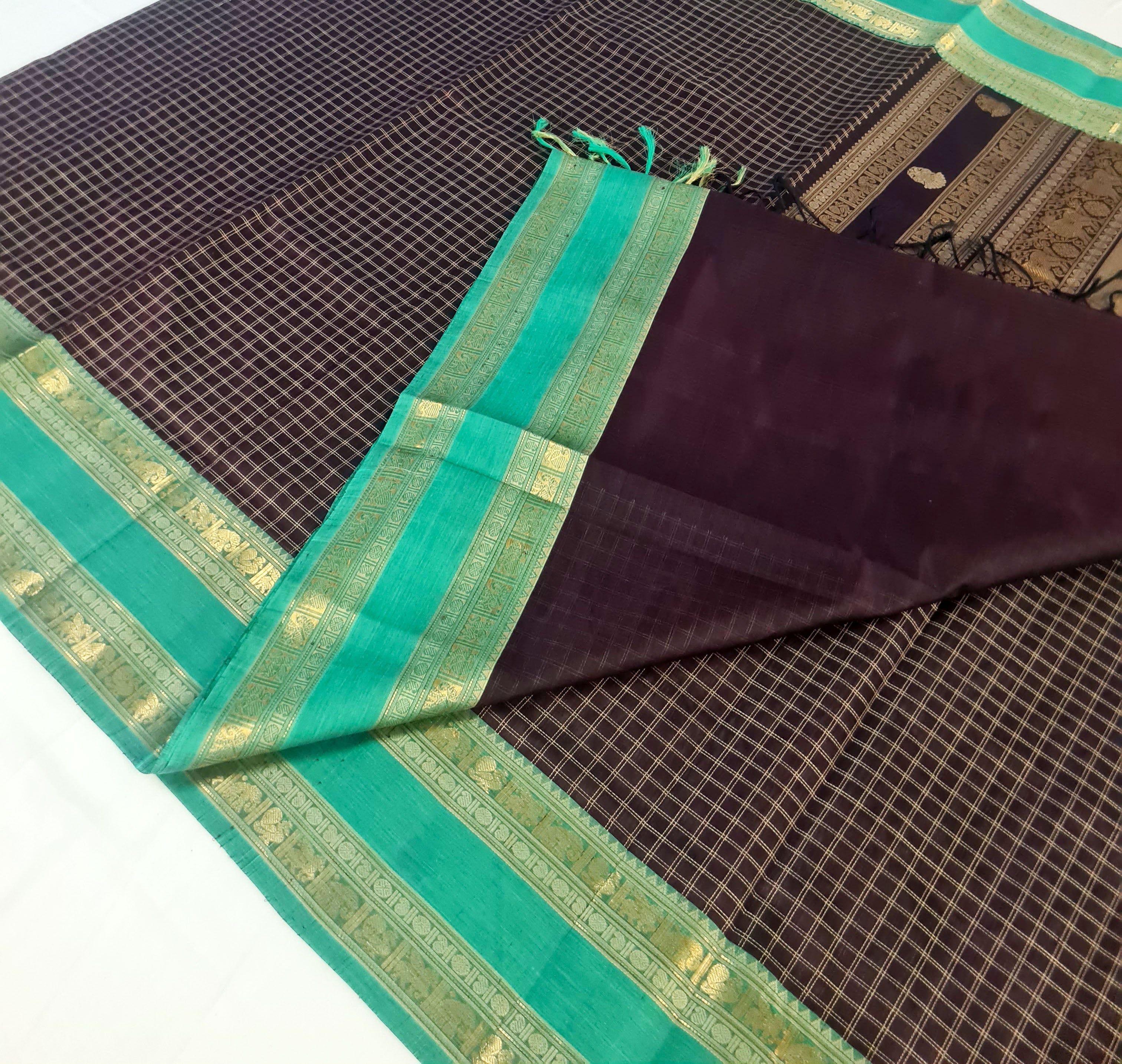 Kanchipuram Pure Silk Cotton Saree