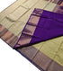 Kanchi Vegan Silk Saree With Contrast Blouse and Rich Jari Pallu