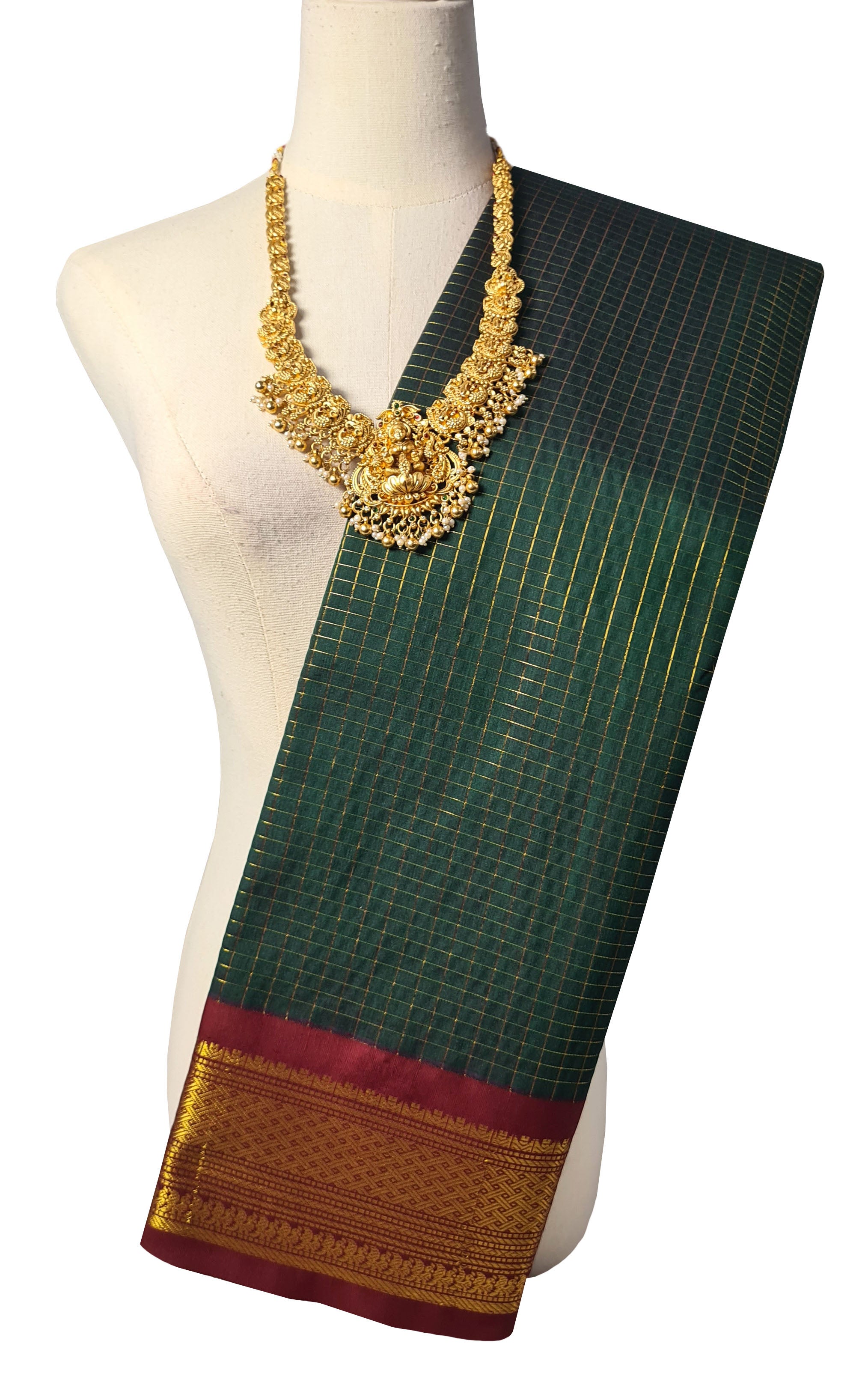 Vairaoosi Agarlic Cotton Silk Sarees