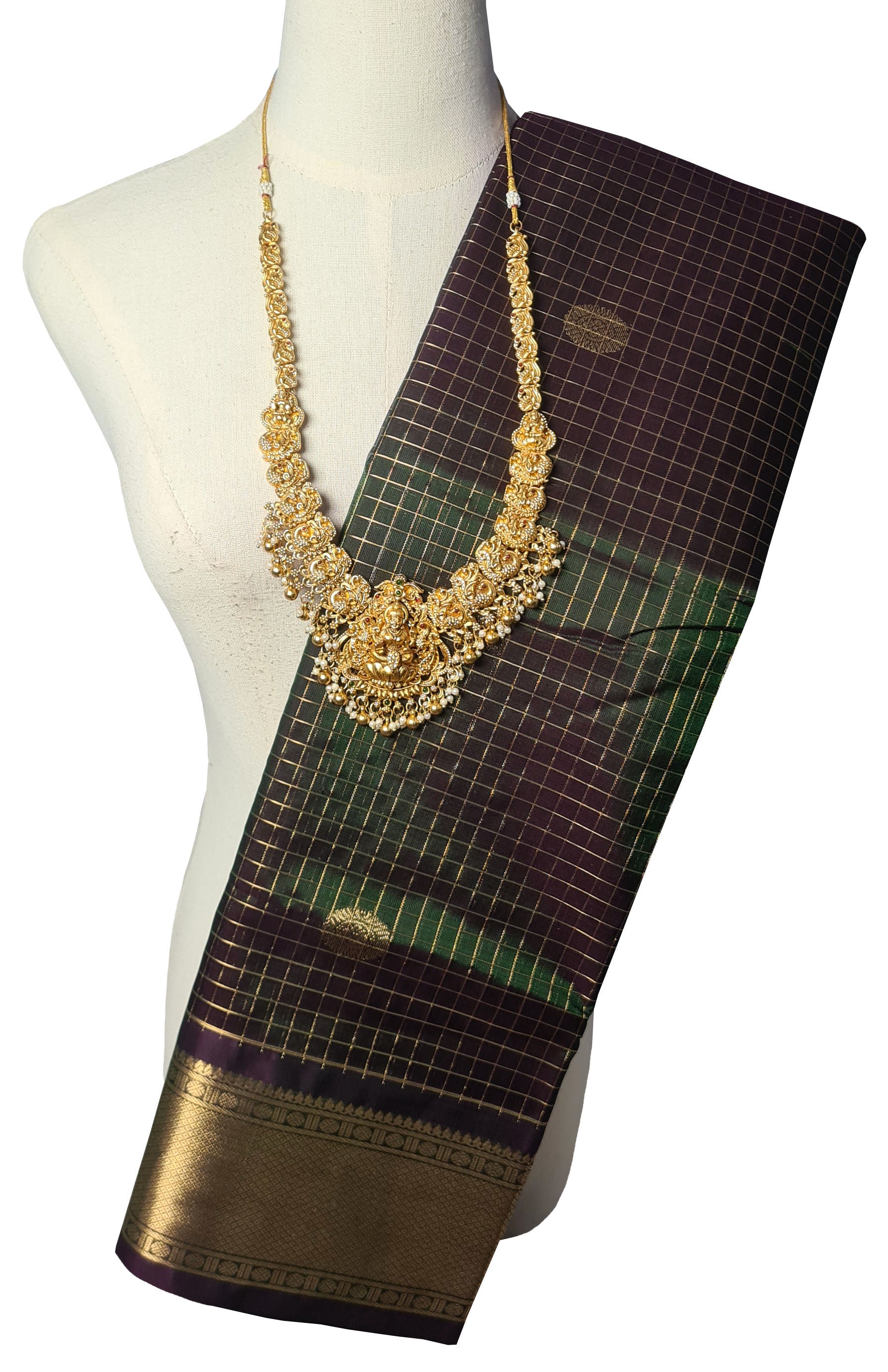 Kanchipuram Pure Silk Cotton Saree