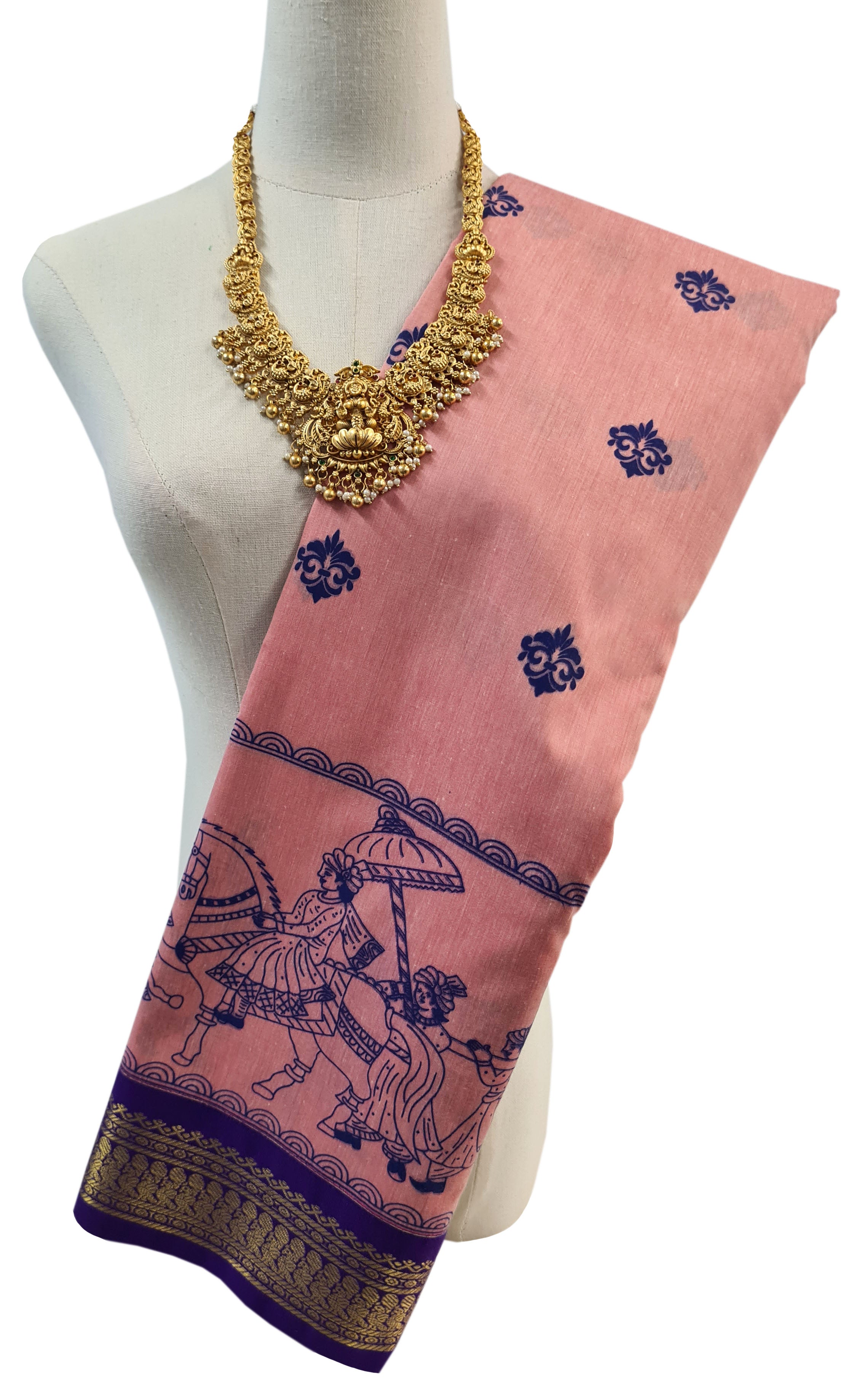 Vairaoosi Agarlic Cotton Silk Sarees