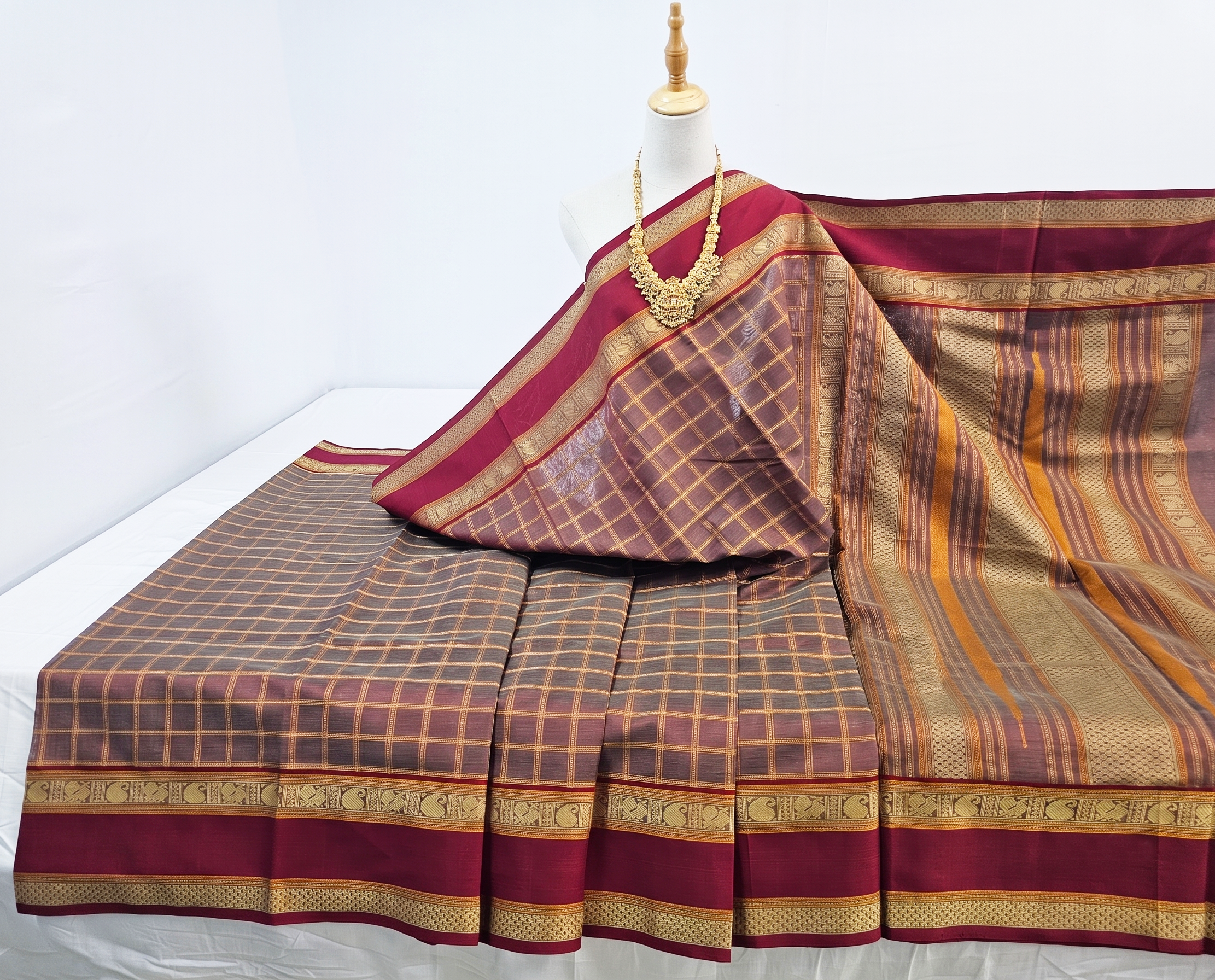 Kanchipuram Pure Silk Cotton Saree