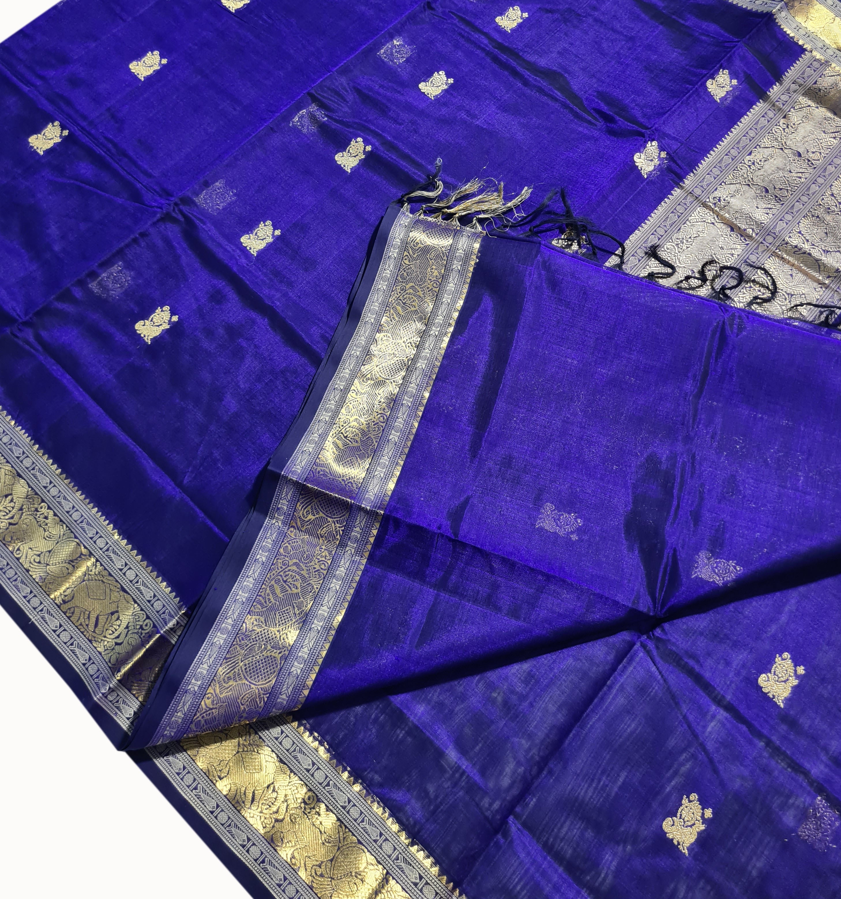 Kanchipuram Pure Silk Cotton Saree