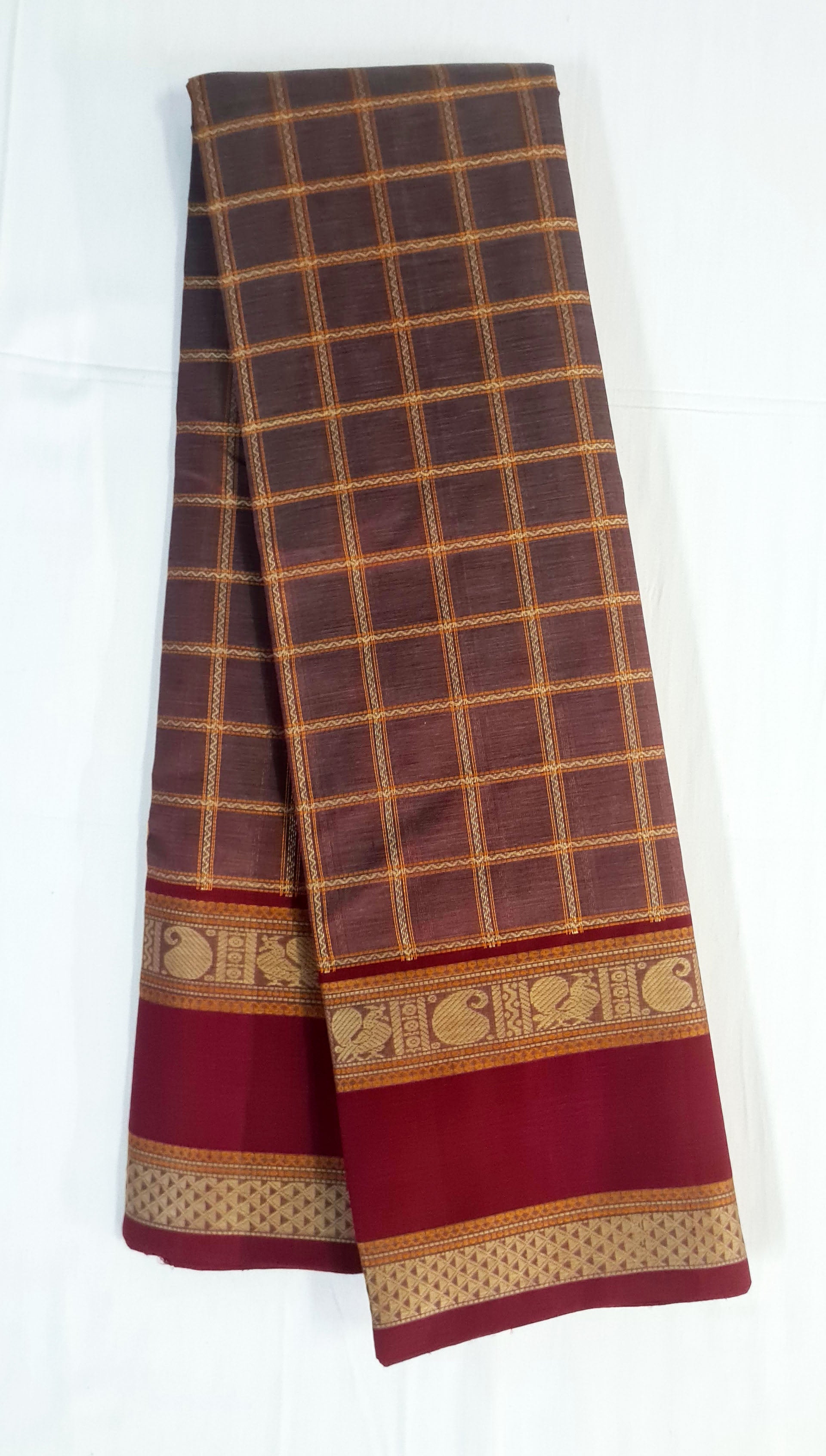 Kanchipuram Pure Silk Cotton Saree
