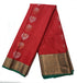 Kanchi Vegan Silk Saree With Contrast Blouse and Rich Jari Pallu