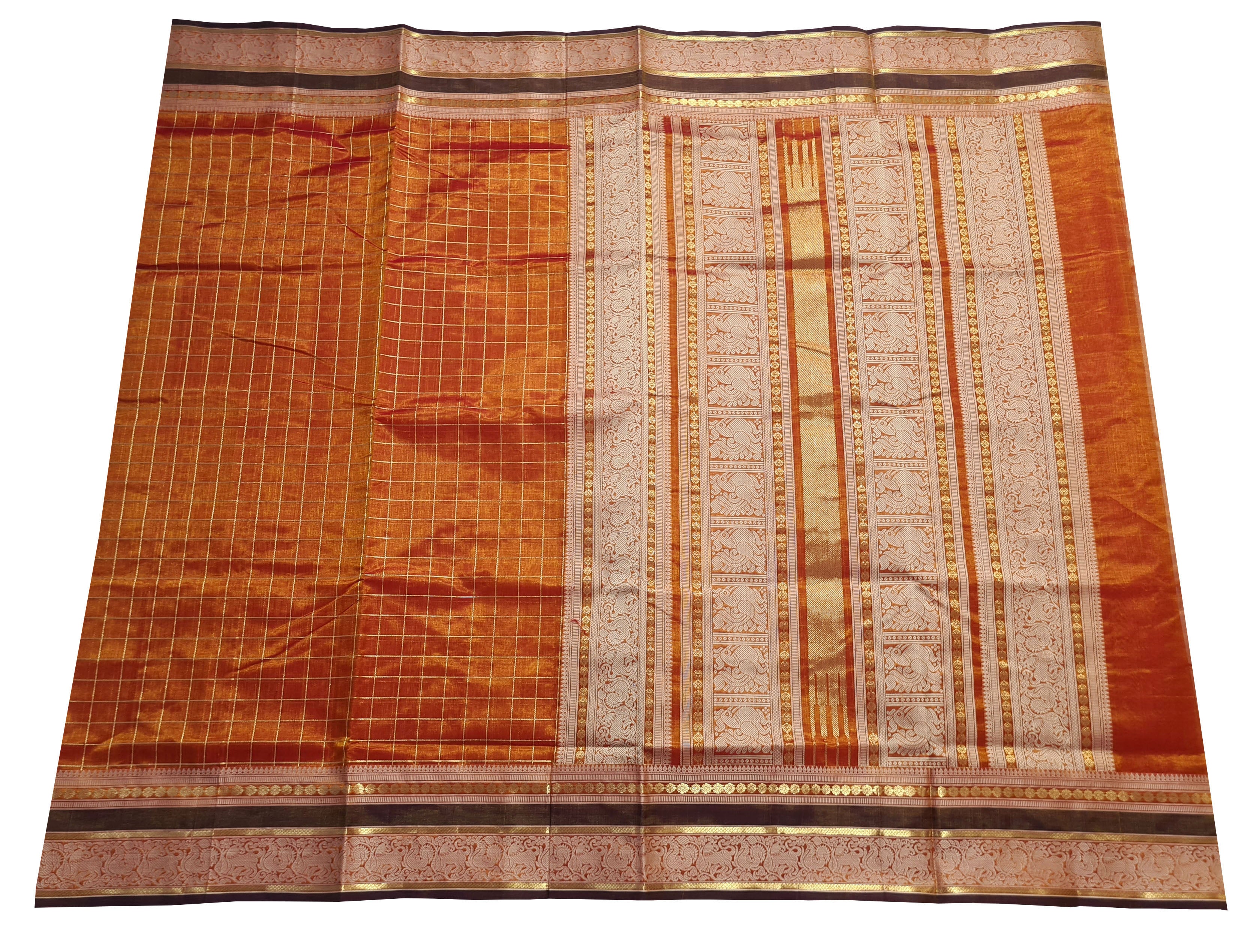 Kanchipuram Pure Silk Cotton Saree