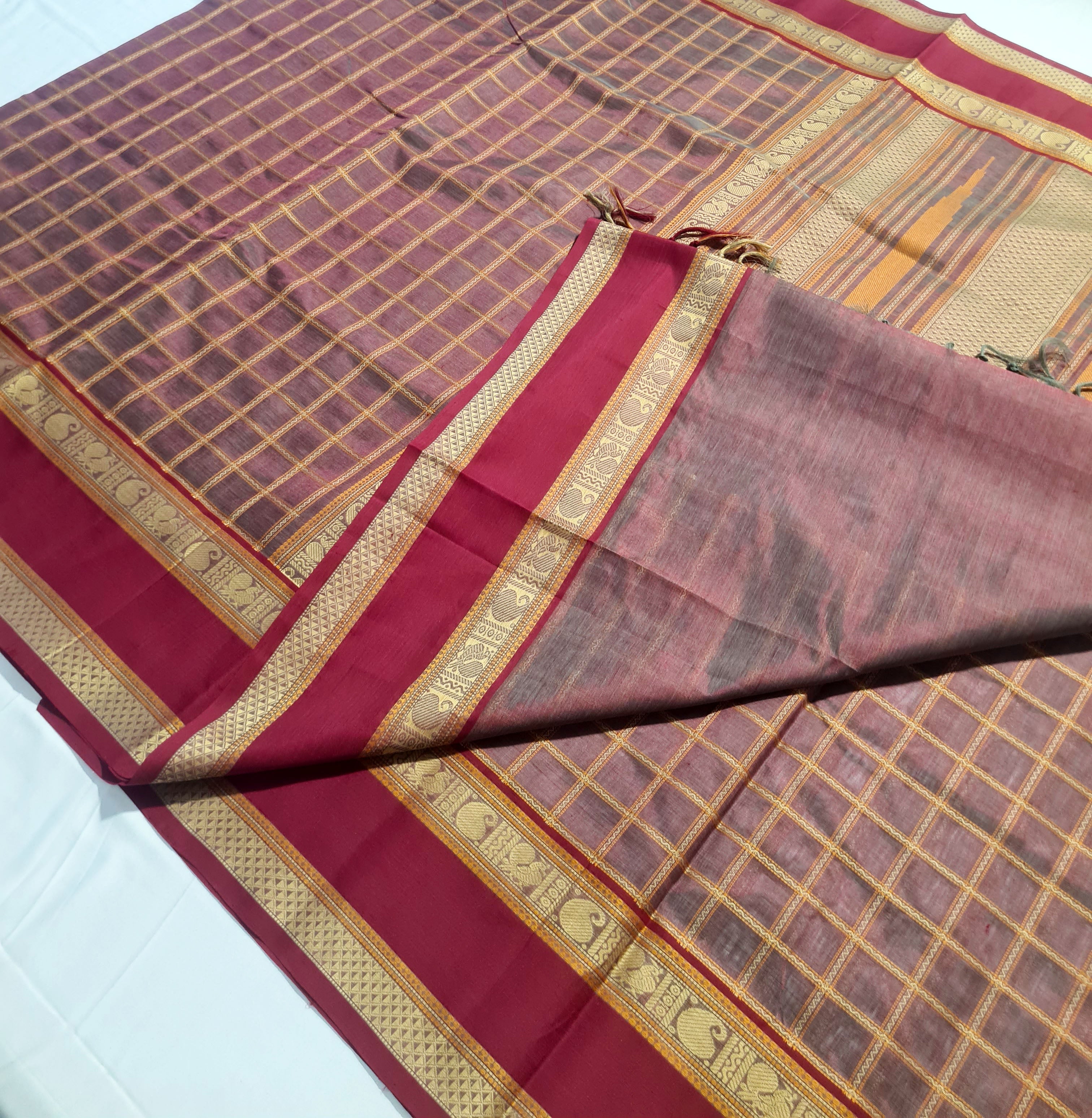 Kanchipuram Pure Silk Cotton Saree