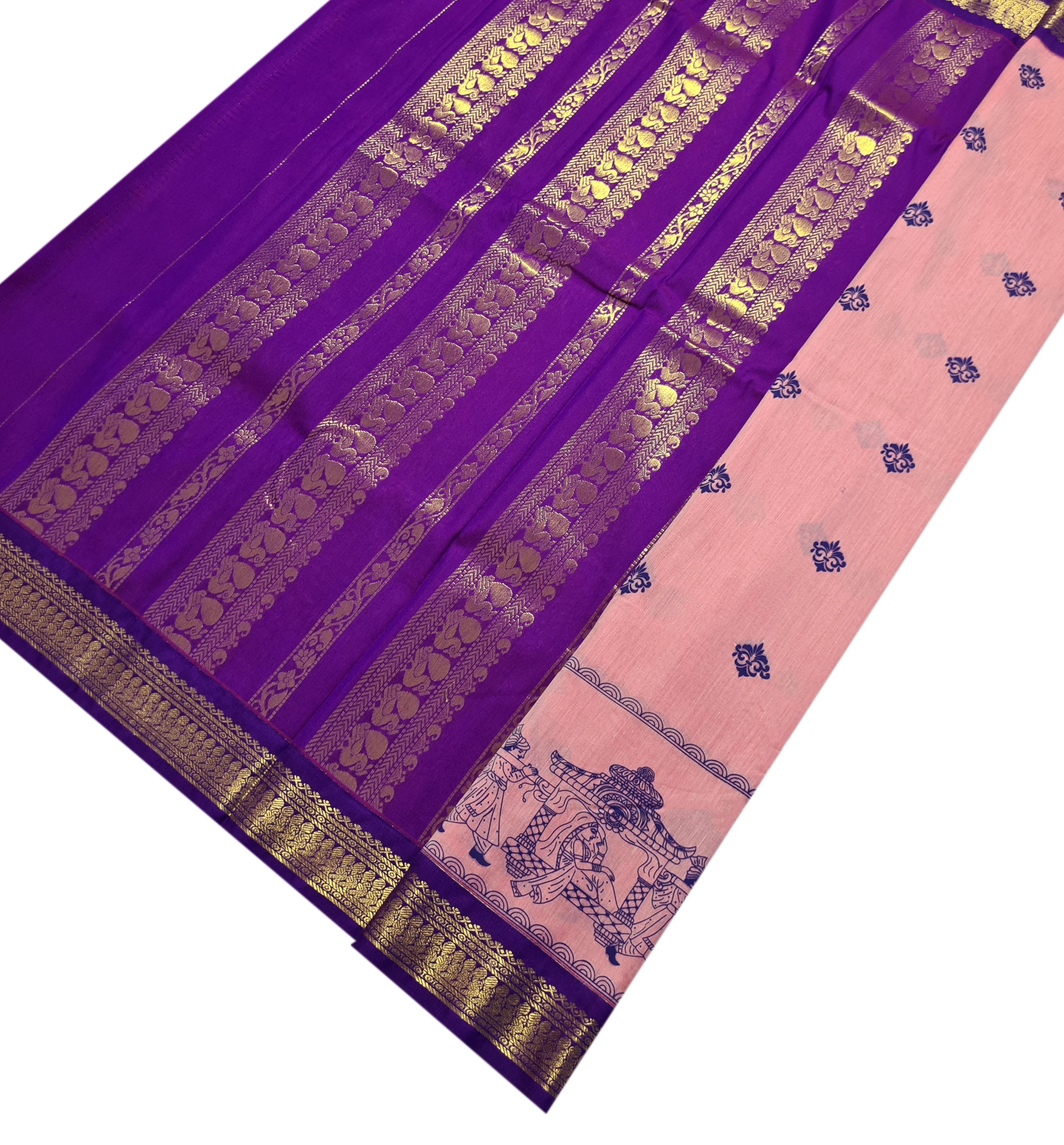 Vairaoosi Agarlic Cotton Silk Sarees