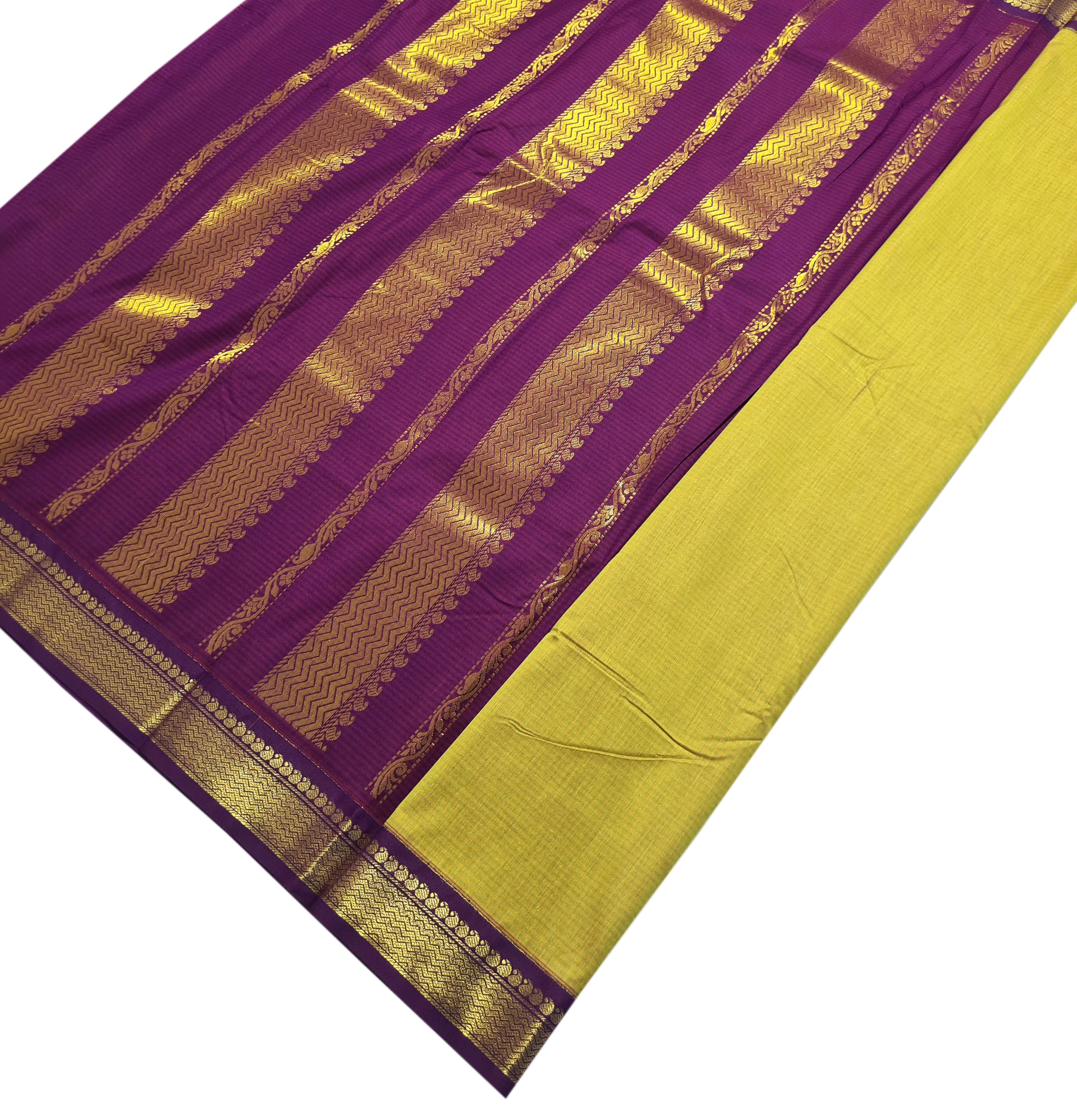 Vairaoosi Agarlic Cotton Silk Sarees