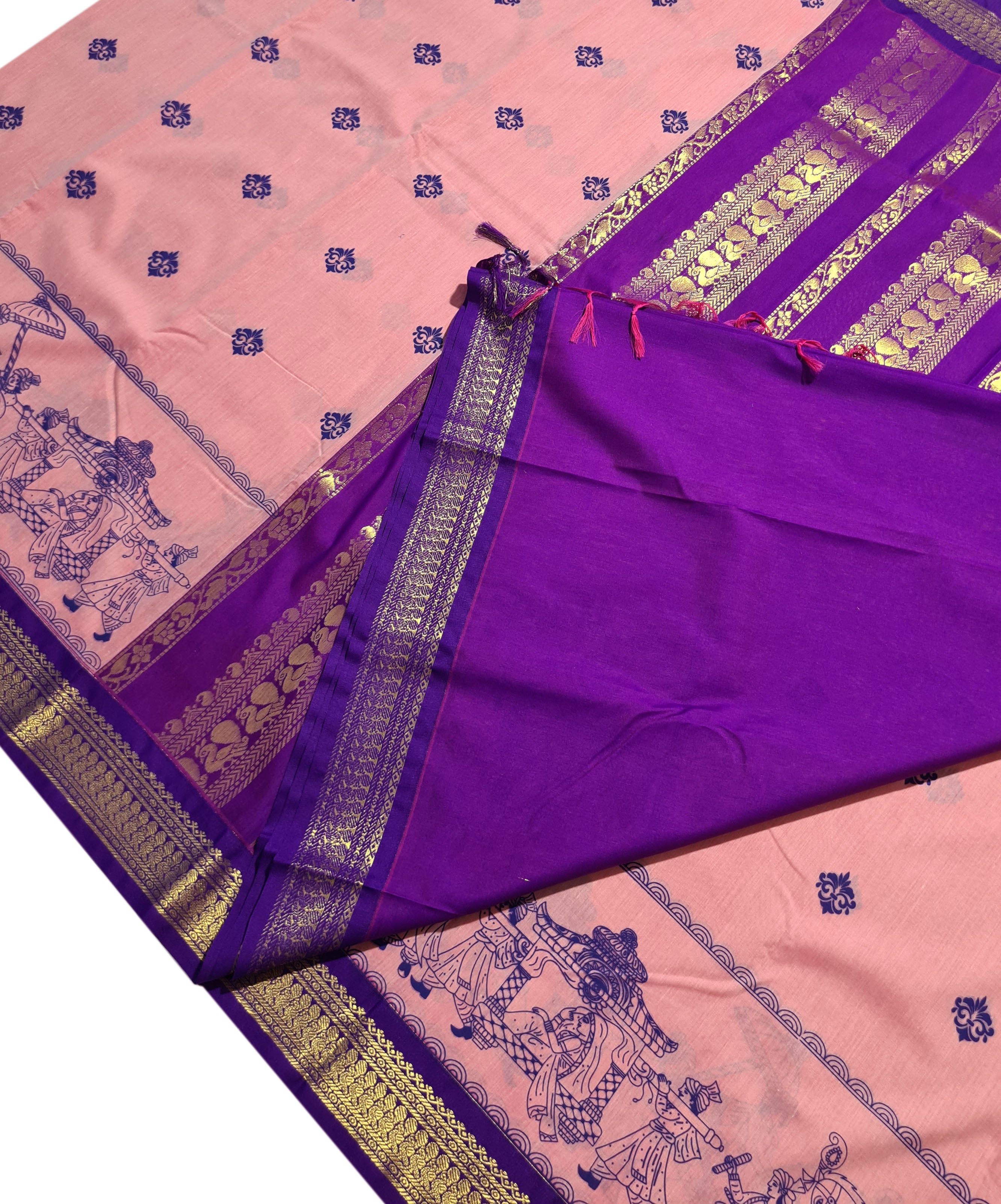 Vairaoosi Agarlic Cotton Silk Sarees